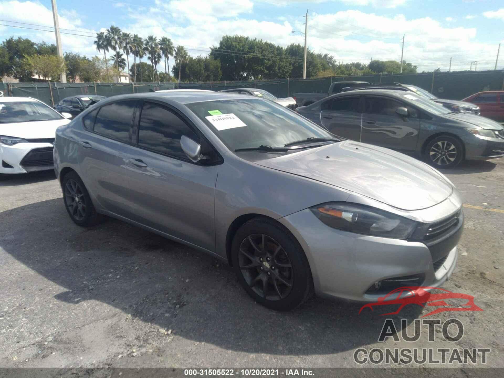 DODGE DART 2016 - 1C3CDFBBXGD643868