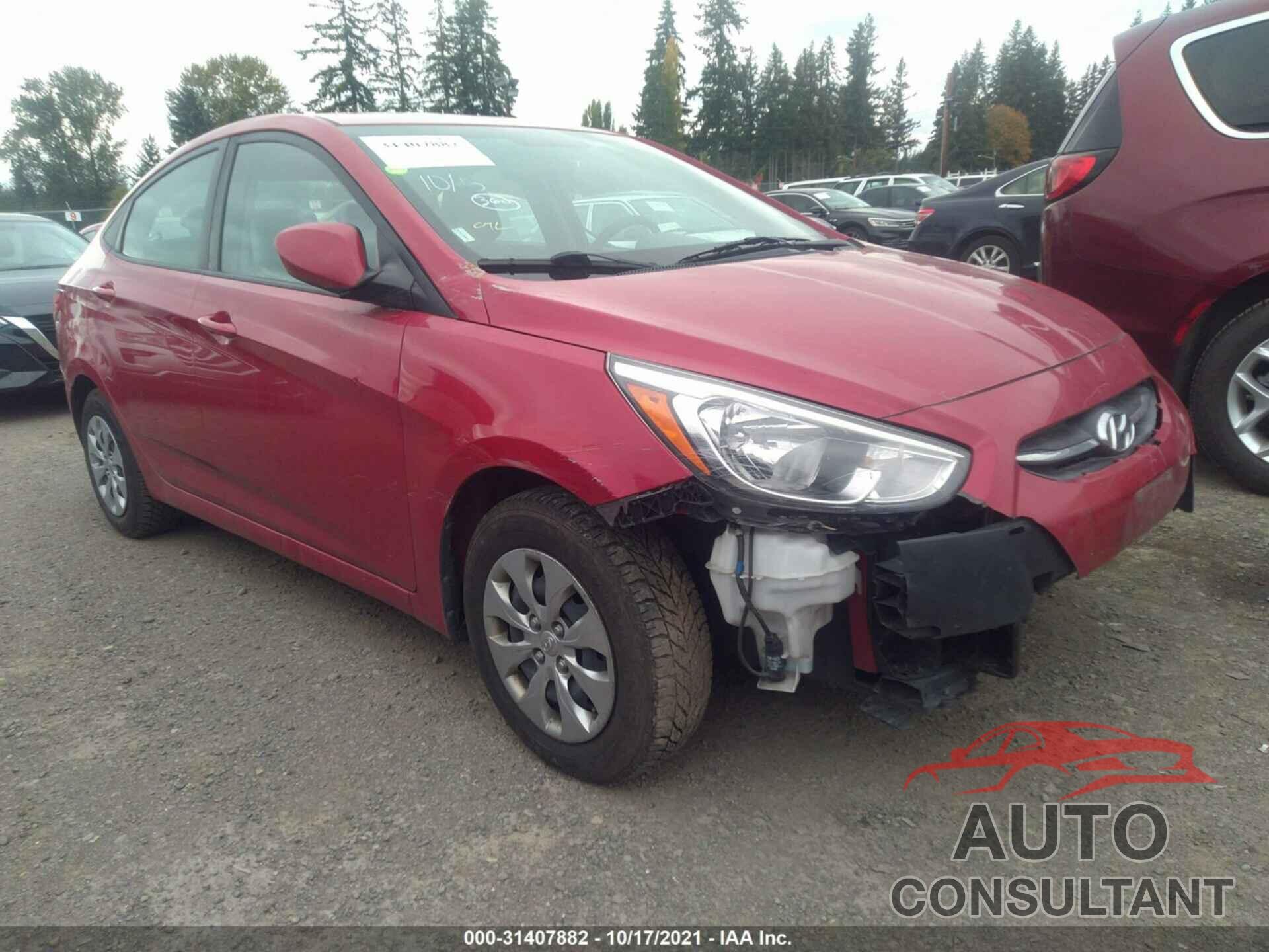 HYUNDAI ACCENT 2017 - KMHCT4AE2HU312178