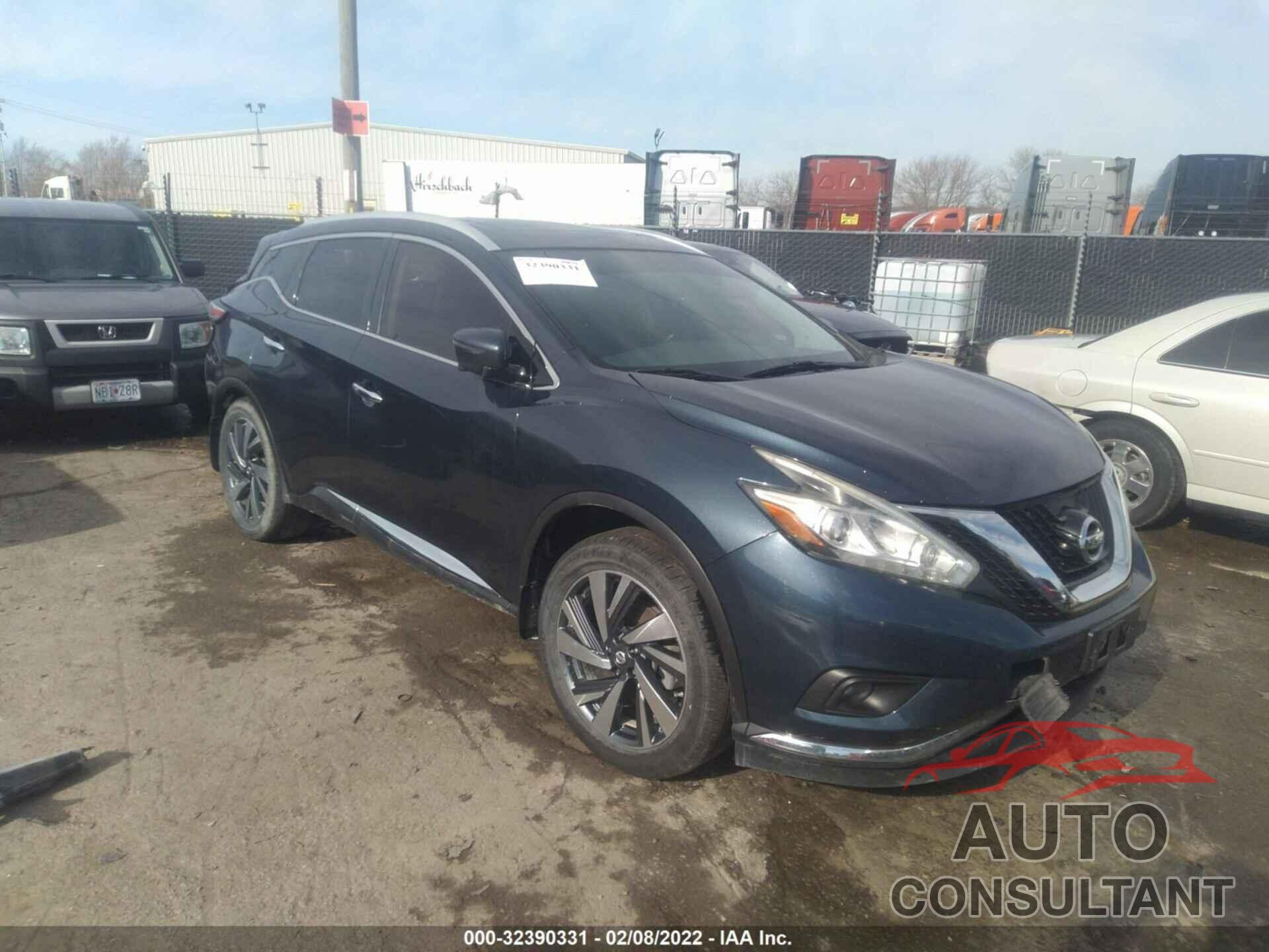 NISSAN MURANO 2016 - 5N1AZ2MH2GN133910