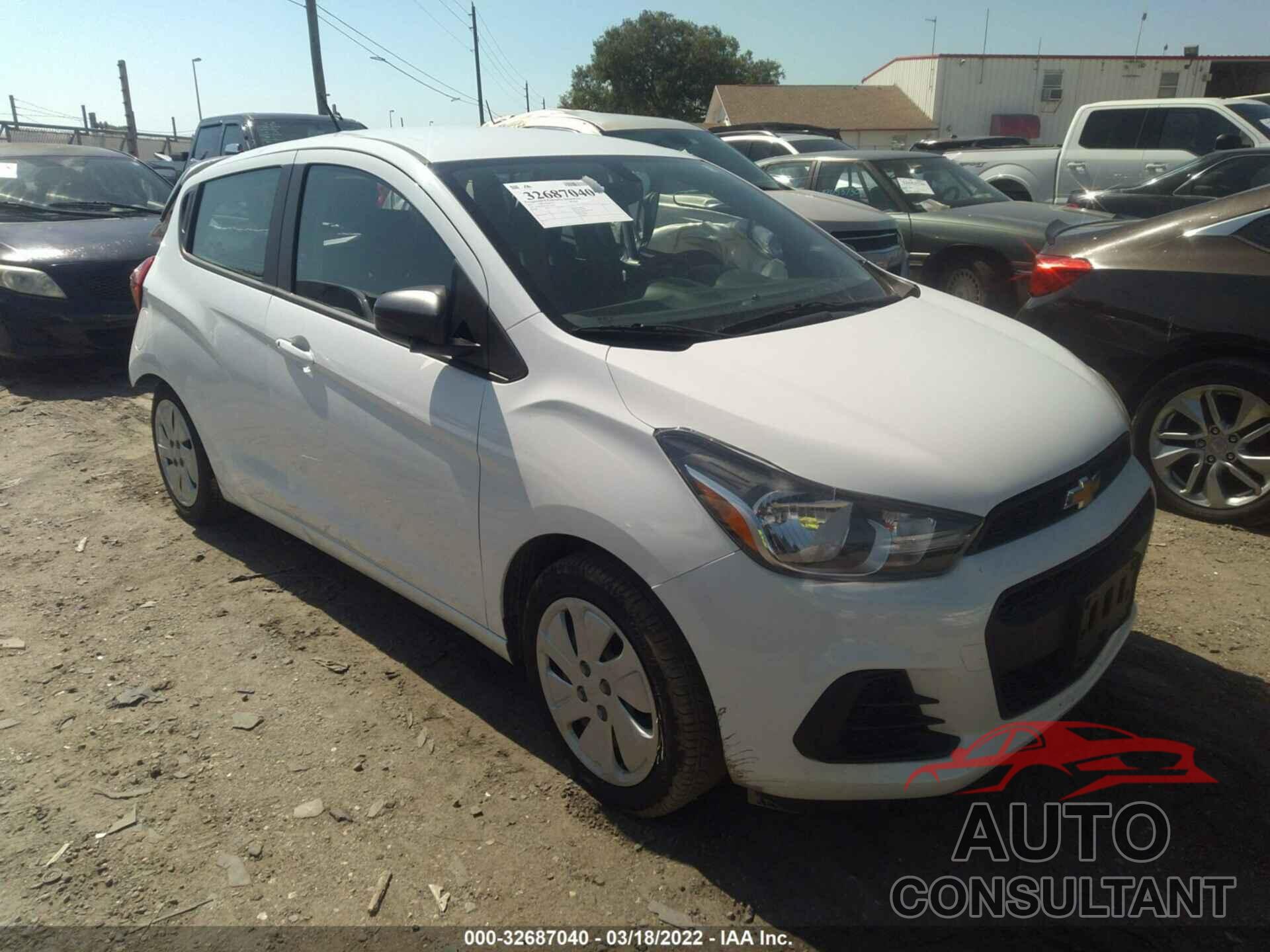 CHEVROLET SPARK 2017 - KL8CB6SA1HC736593