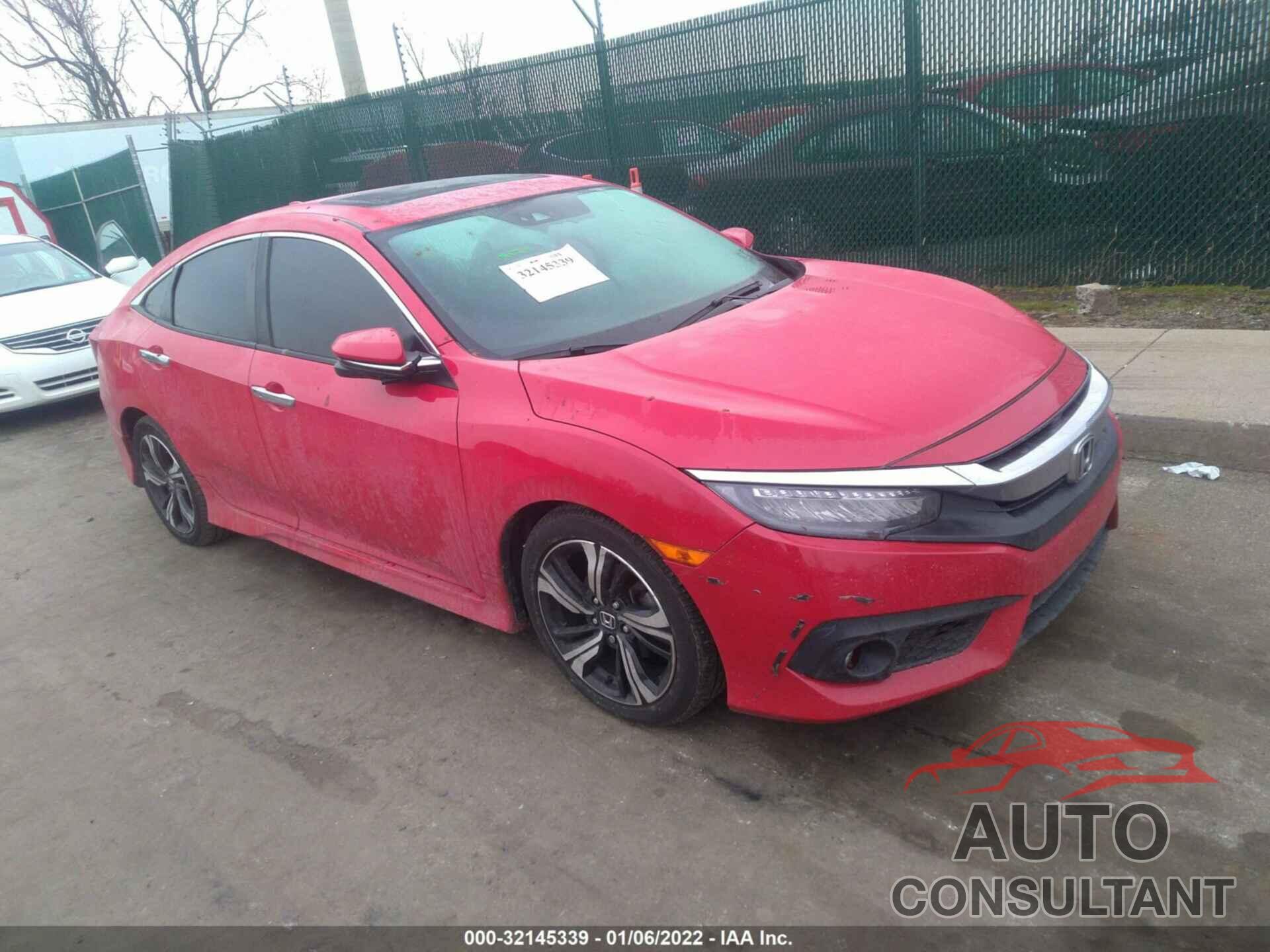 HONDA CIVIC SEDAN 2016 - 2HGFC1F96GH632201