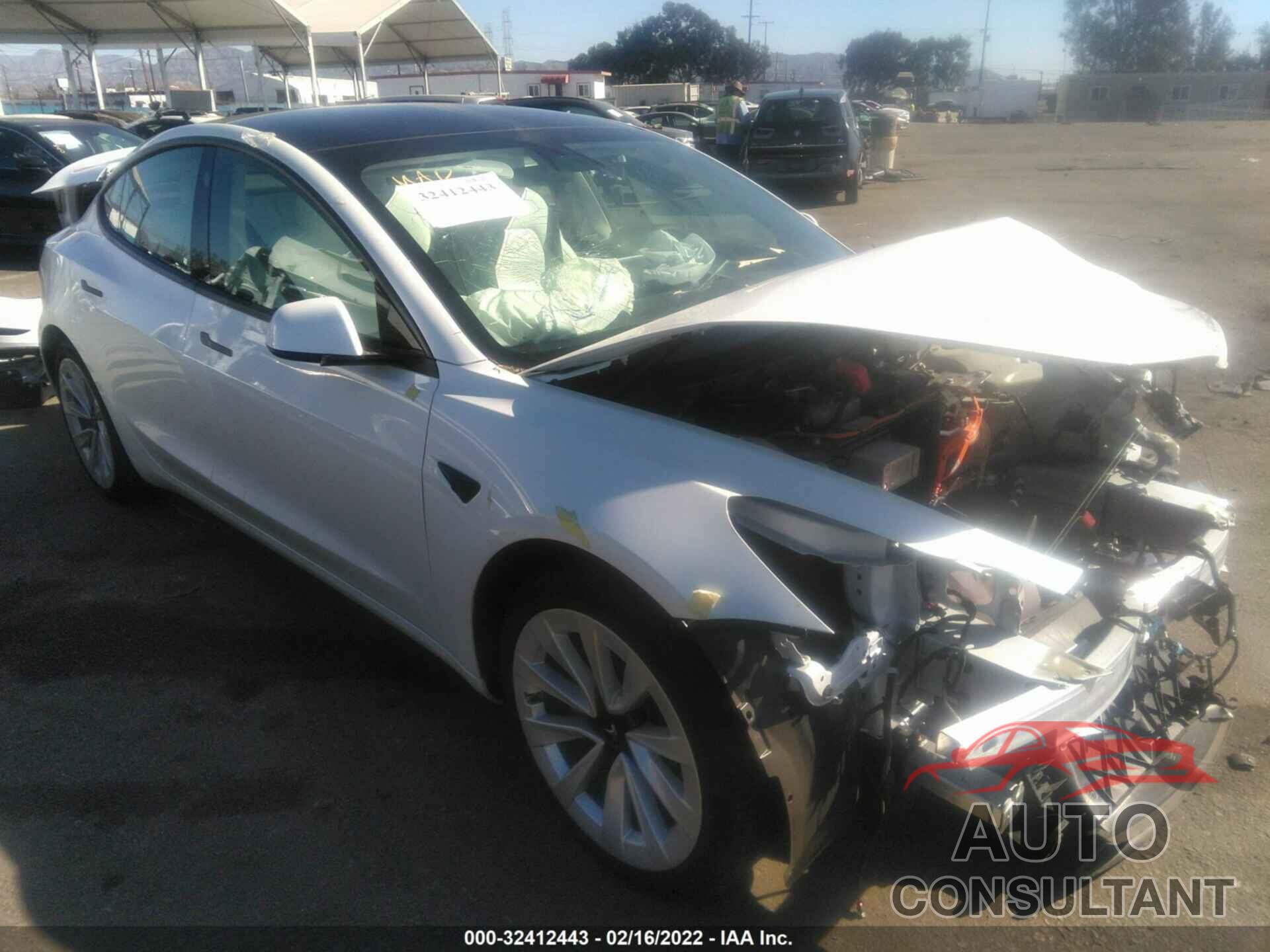 TESLA MODEL 3 2021 - 5YJ3E1EB6MF046907