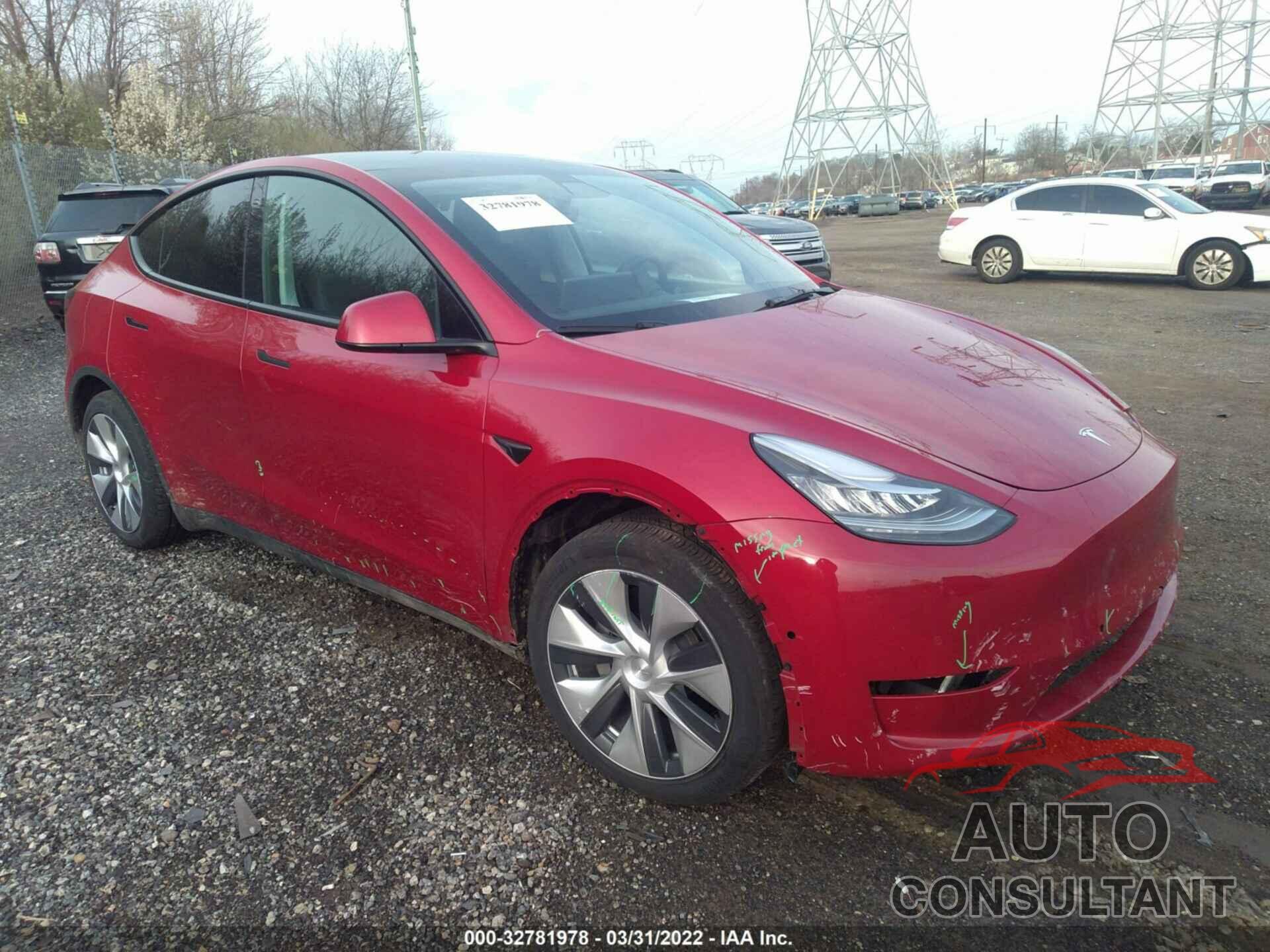 TESLA MODEL Y 2021 - 5YJYGDEE9MF207987