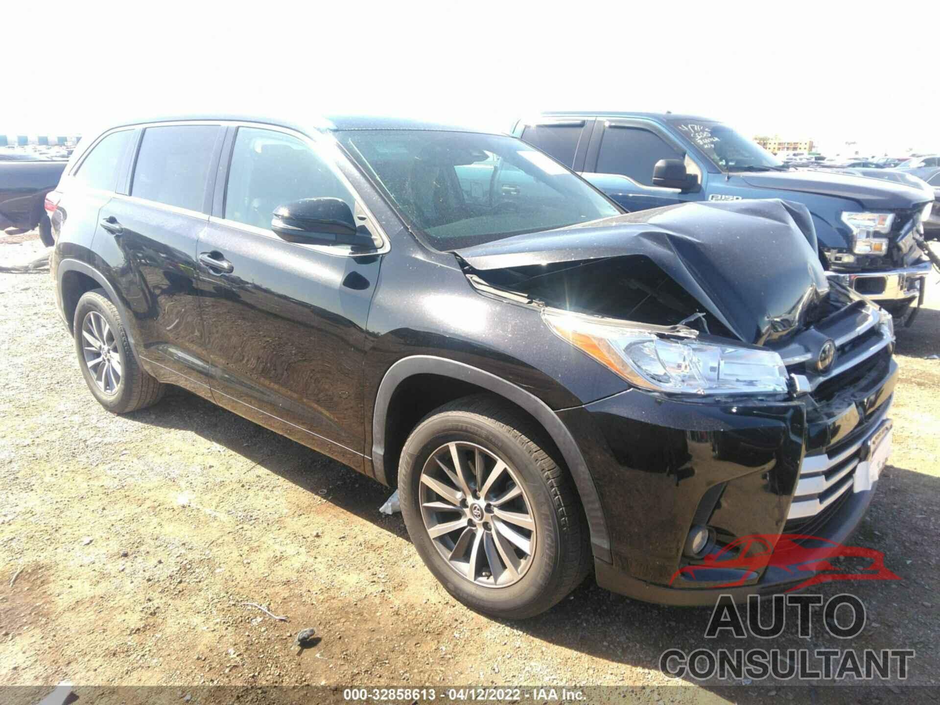 TOYOTA HIGHLANDER 2017 - 5TDKZRFHXHS518612