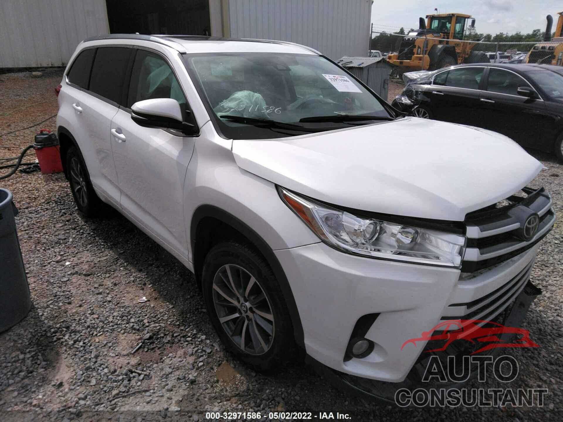 TOYOTA HIGHLANDER 2017 - 5TDJZRFH9HS393355