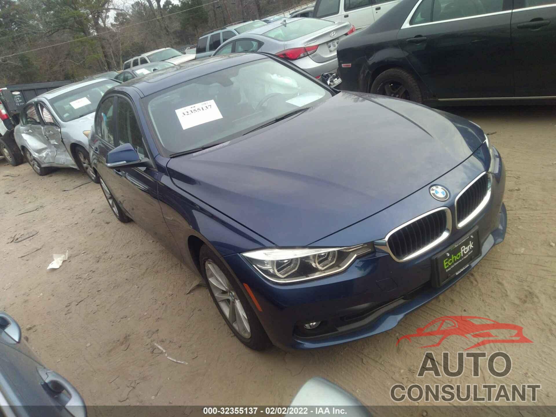 BMW 3 SERIES 2018 - WBA8A3C55JA491487