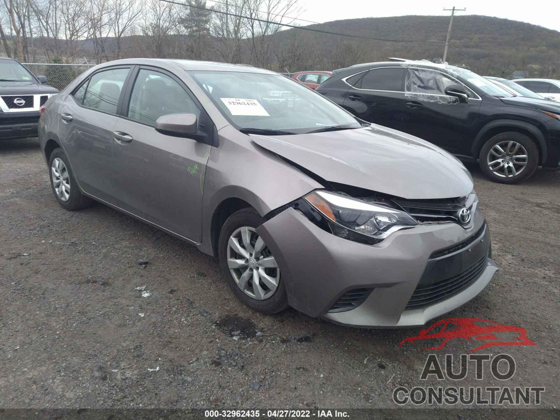 TOYOTA COROLLA 2016 - 2T1BURHE9GC729115