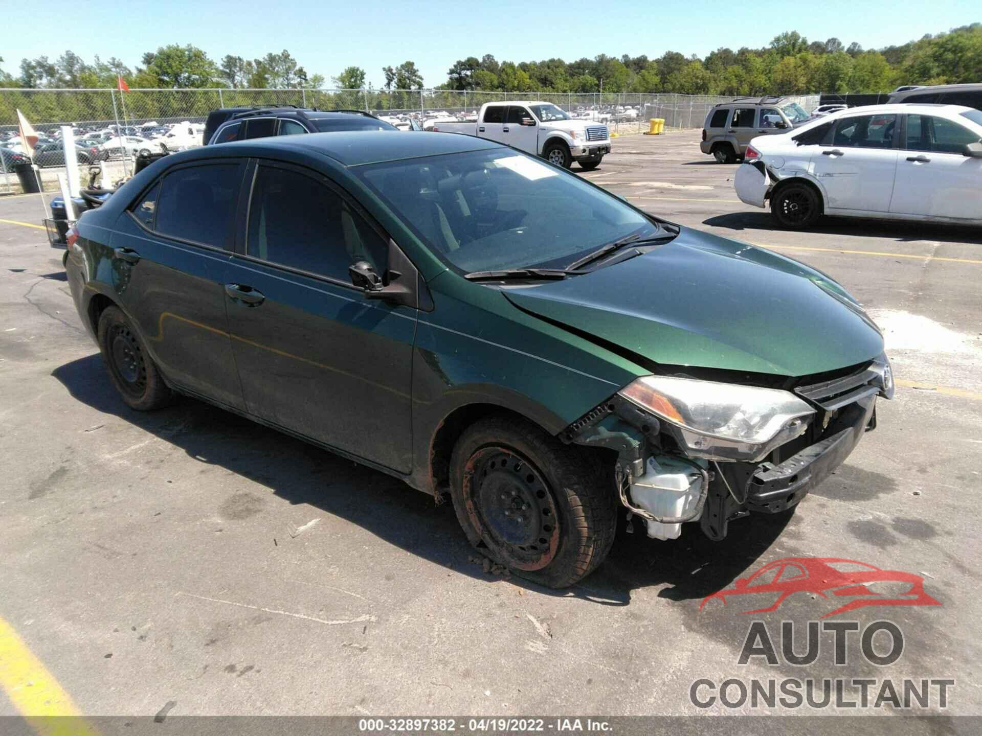 TOYOTA COROLLA 2016 - 2T1BURHE9GC614093