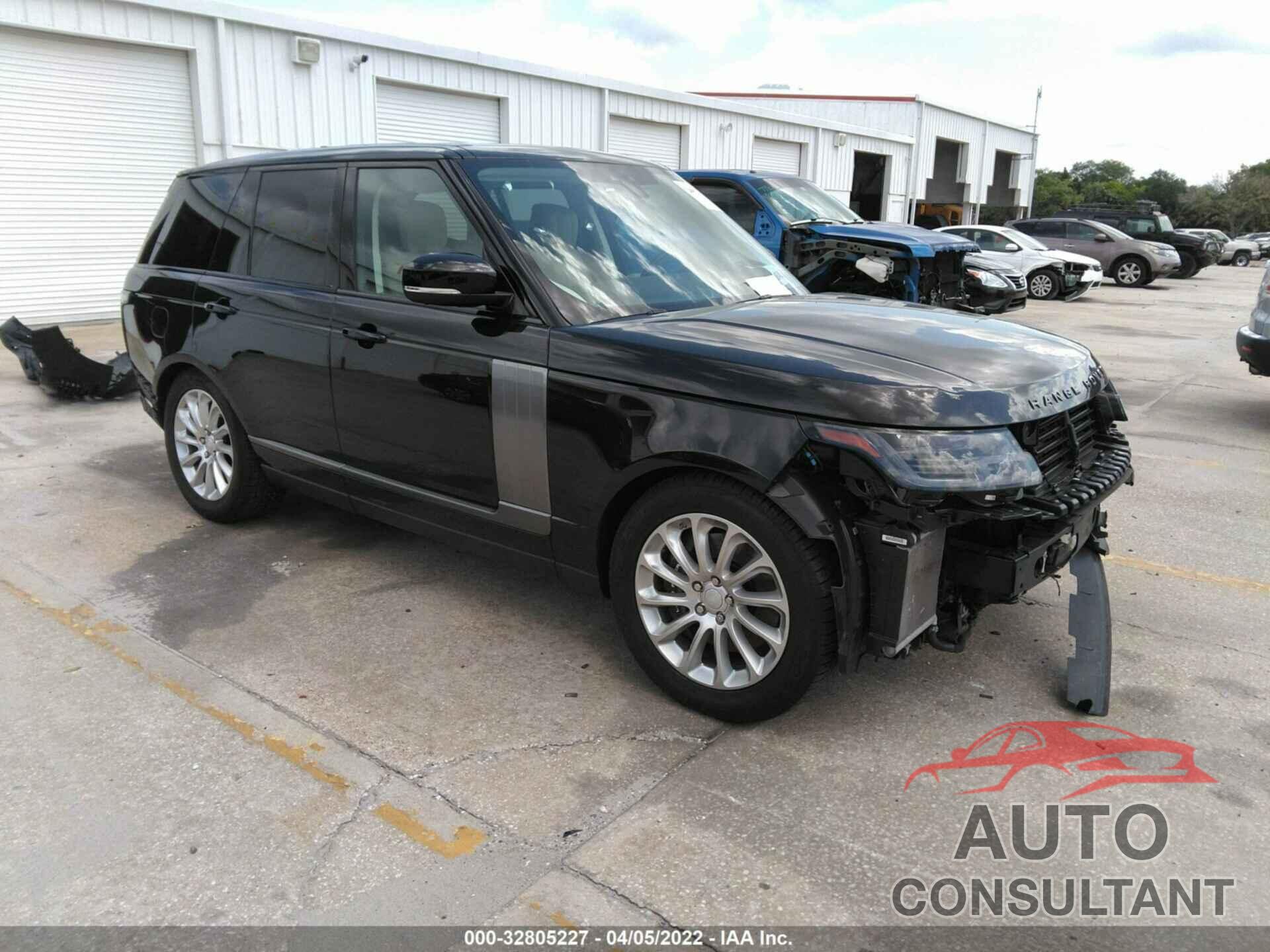 LAND ROVER RANGE ROVER 2018 - SALGS2SV3JA384812