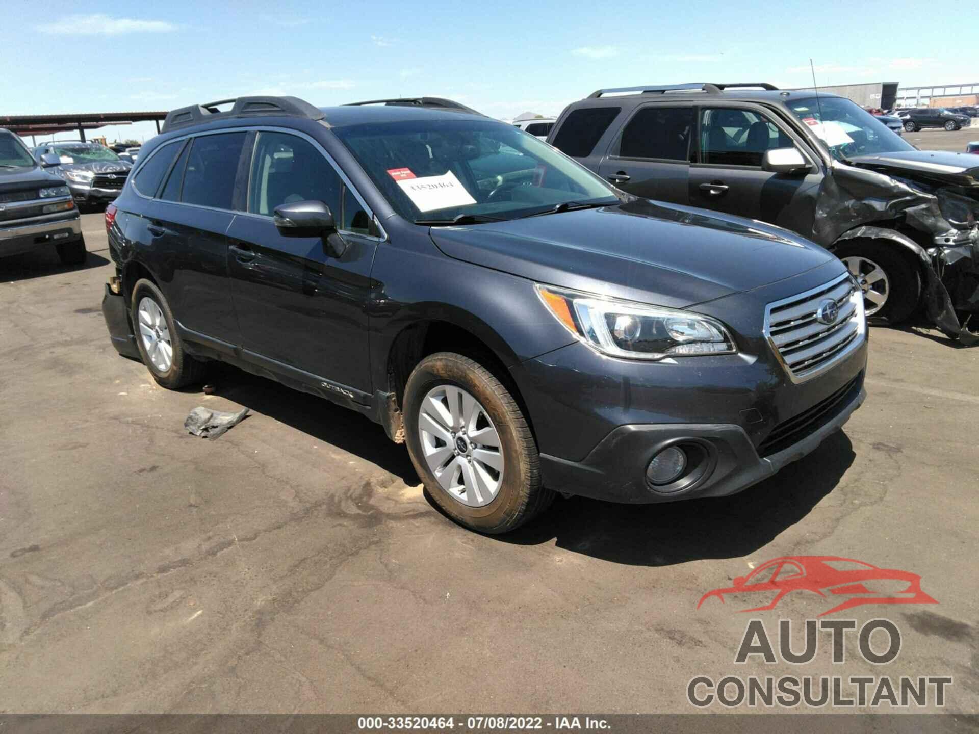 SUBARU OUTBACK 2017 - 4S4BSAFC8H3328847