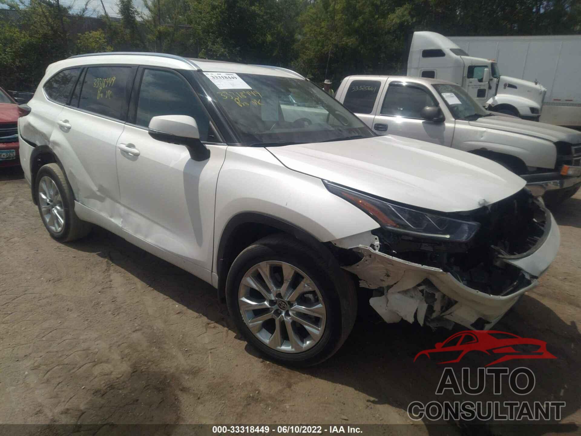 TOYOTA HIGHLANDER 2021 - 5TDDZRBH7MS529933