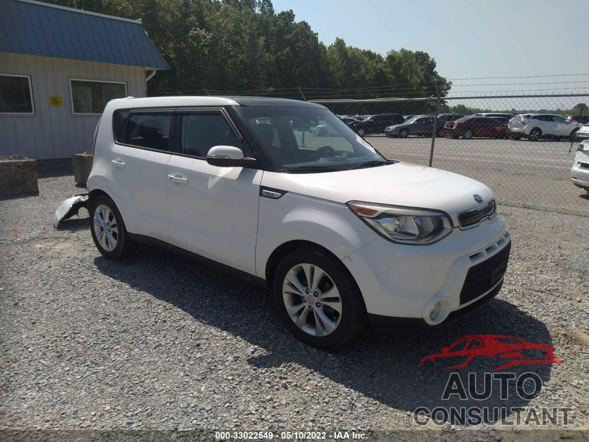 KIA SOUL 2016 - KNDJX3A59G7822289