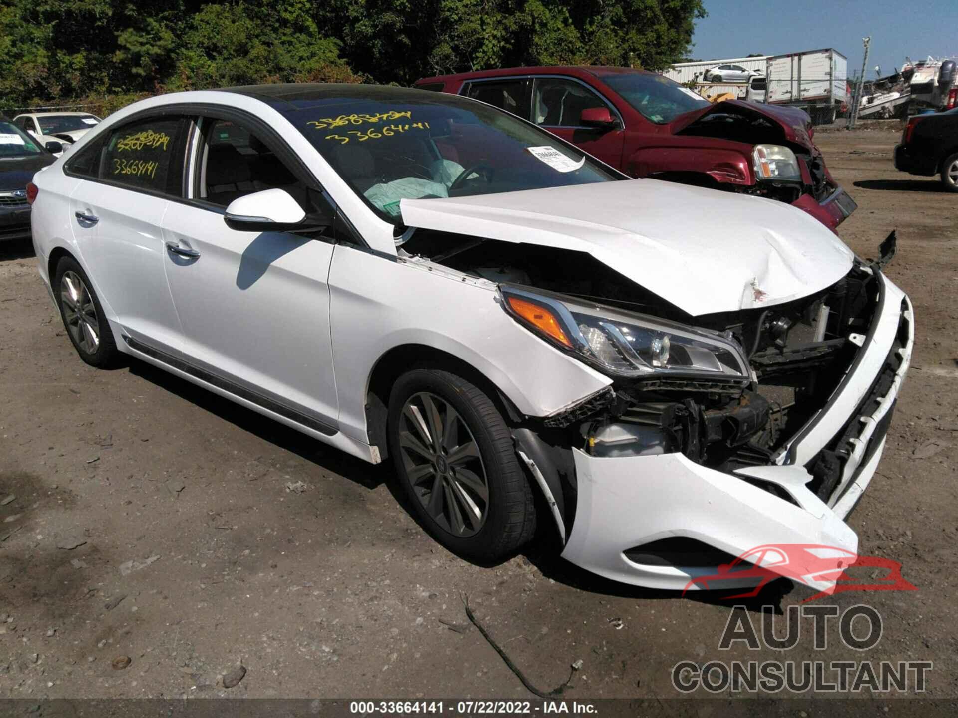 HYUNDAI SONATA 2016 - 5NPE34AF6GH264800
