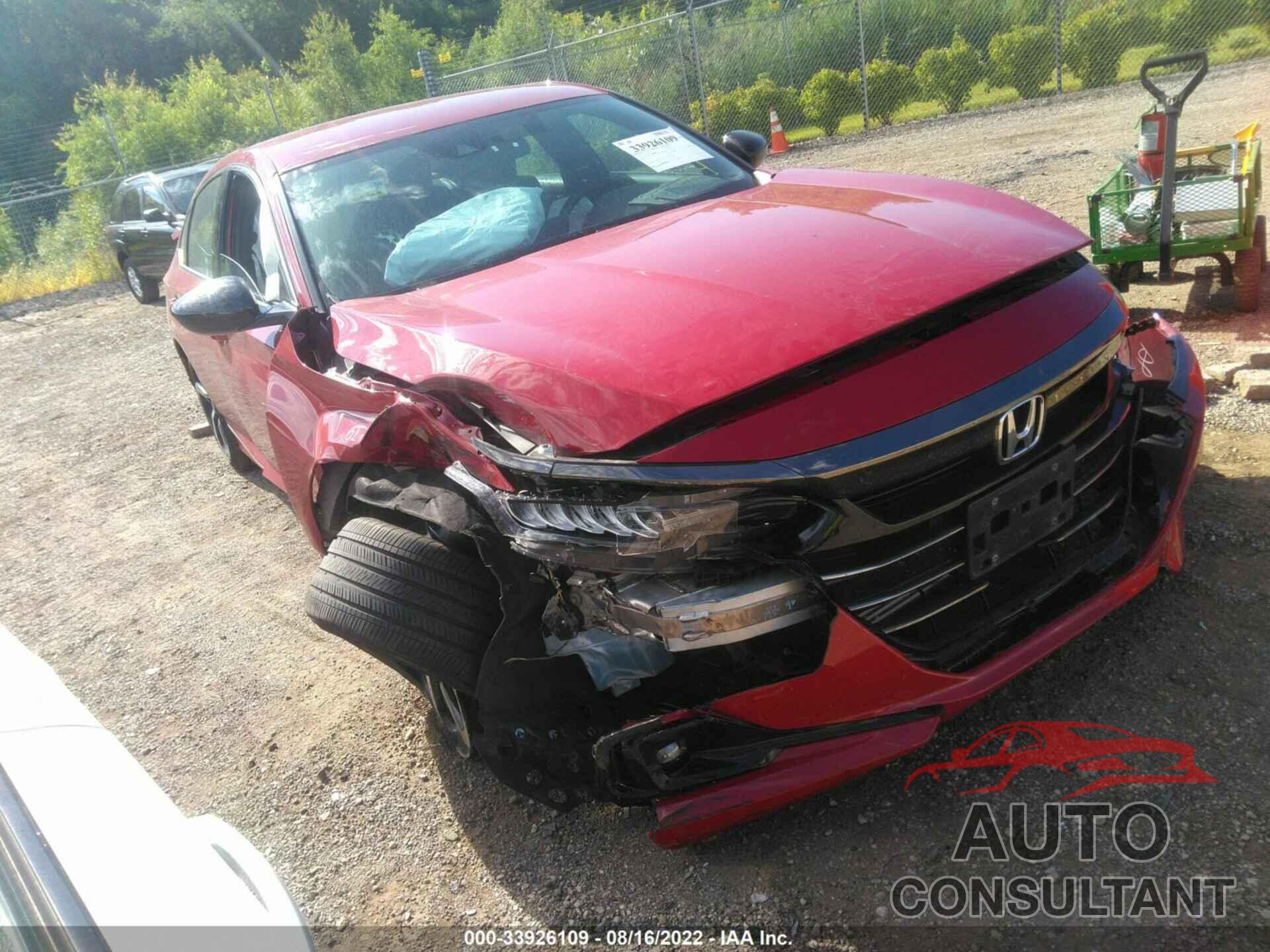 HONDA ACCORD SEDAN 2021 - 1HGCV1F3XMA043882