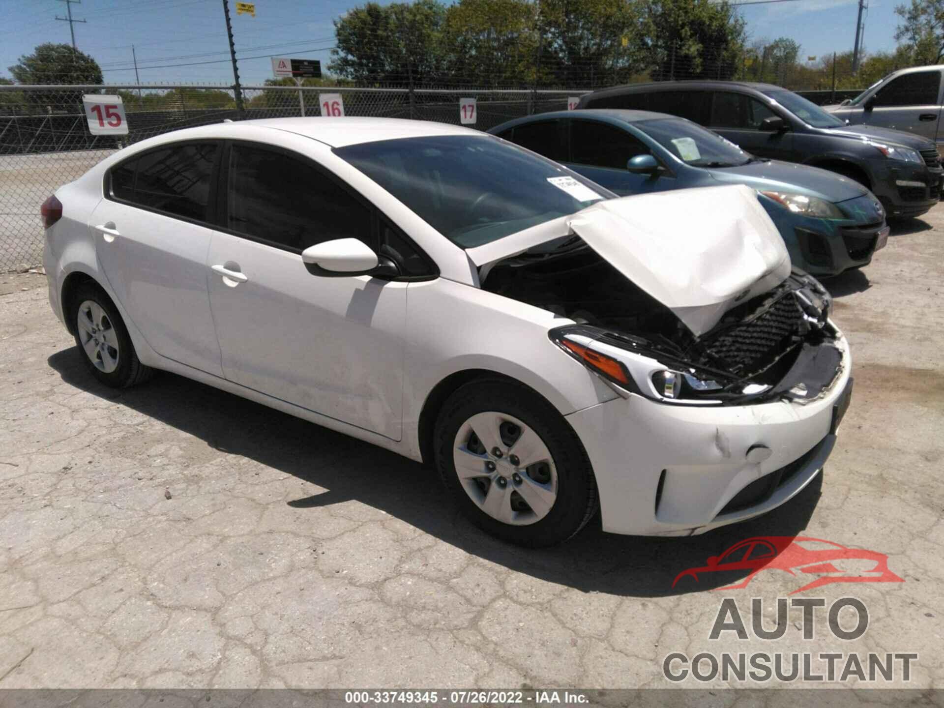 KIA FORTE 2017 - 3KPFK4A72HE080184