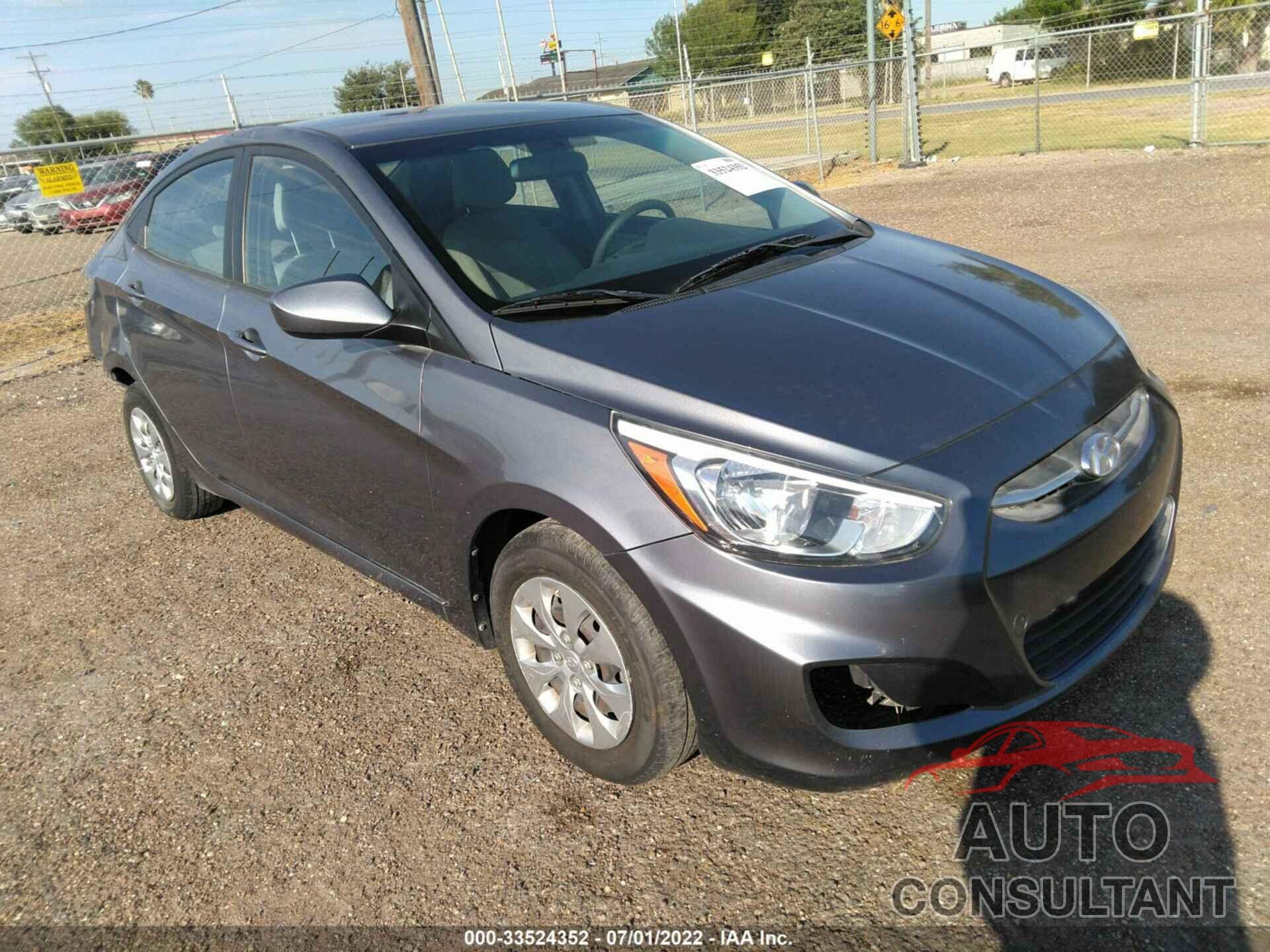 HYUNDAI ACCENT 2016 - KMHCT4AE1GU073575