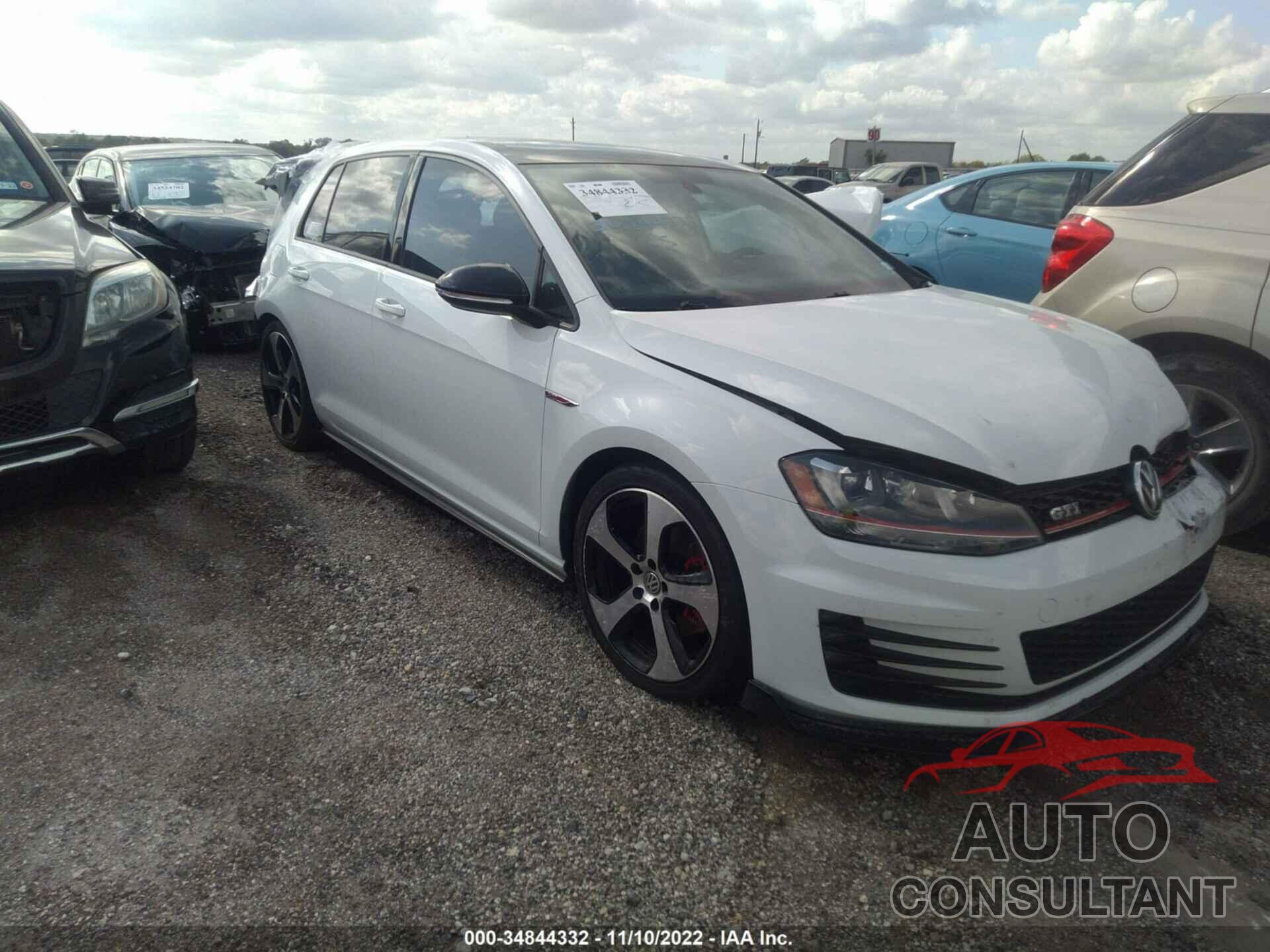 VOLKSWAGEN GOLF GTI 2016 - 3VW5T7AU1GM046822