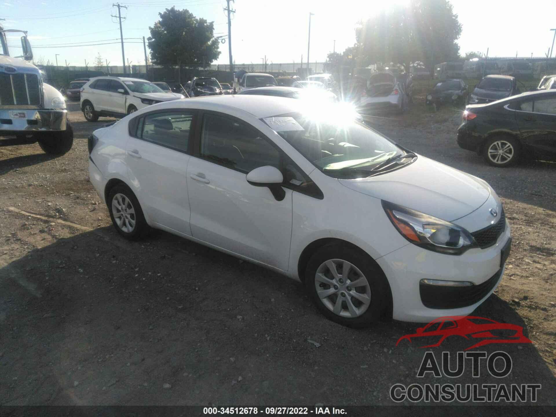 KIA RIO 2016 - KNADM4A36G6584690