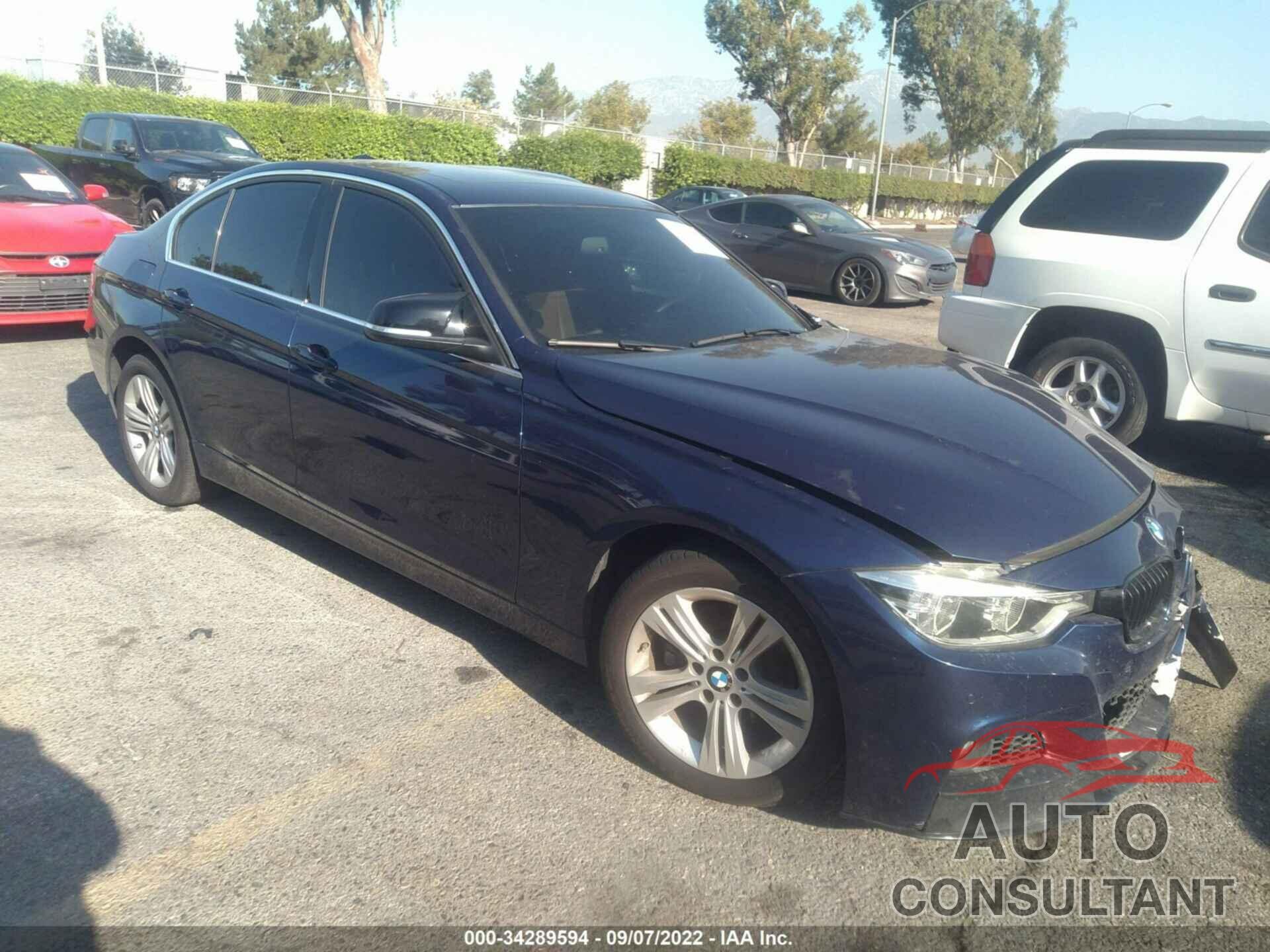 BMW 3 SERIES 2016 - WBA8E9C58GK647631