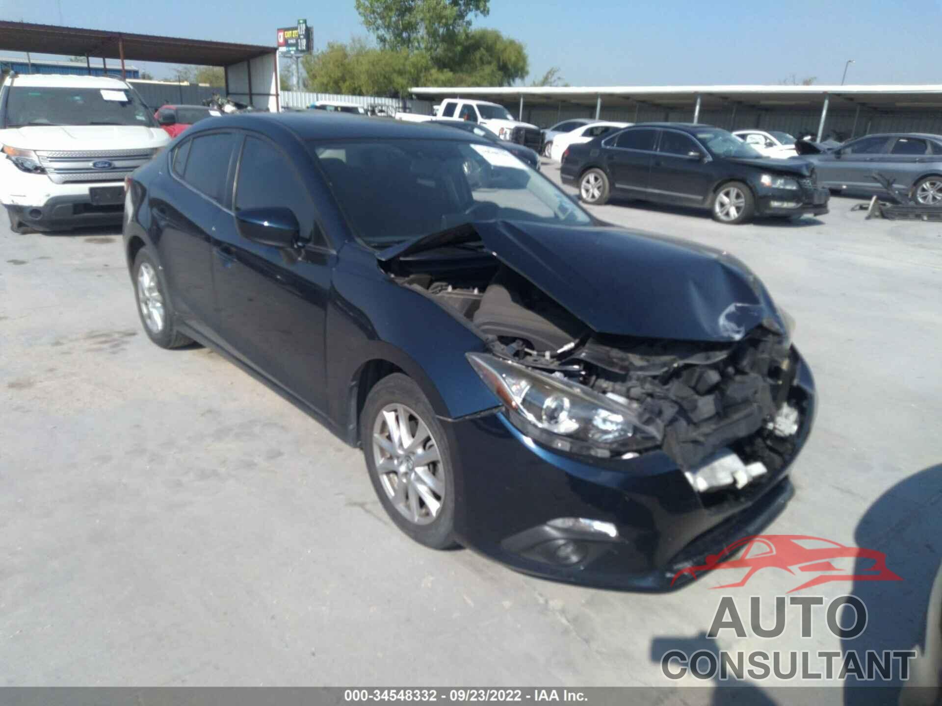 MAZDA MAZDA3 2016 - JM1BM1W71G1314526