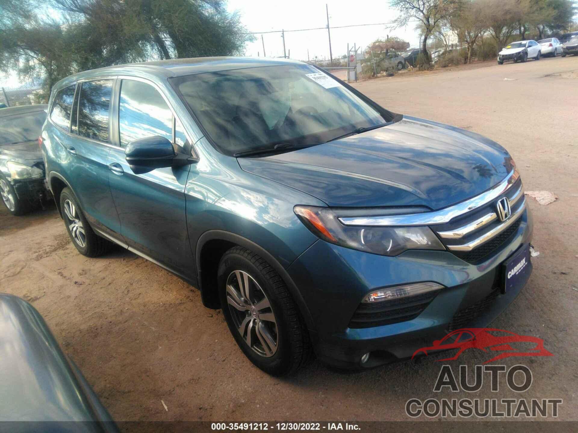 HONDA PILOT 2016 - 5FNYF5H56GB039475
