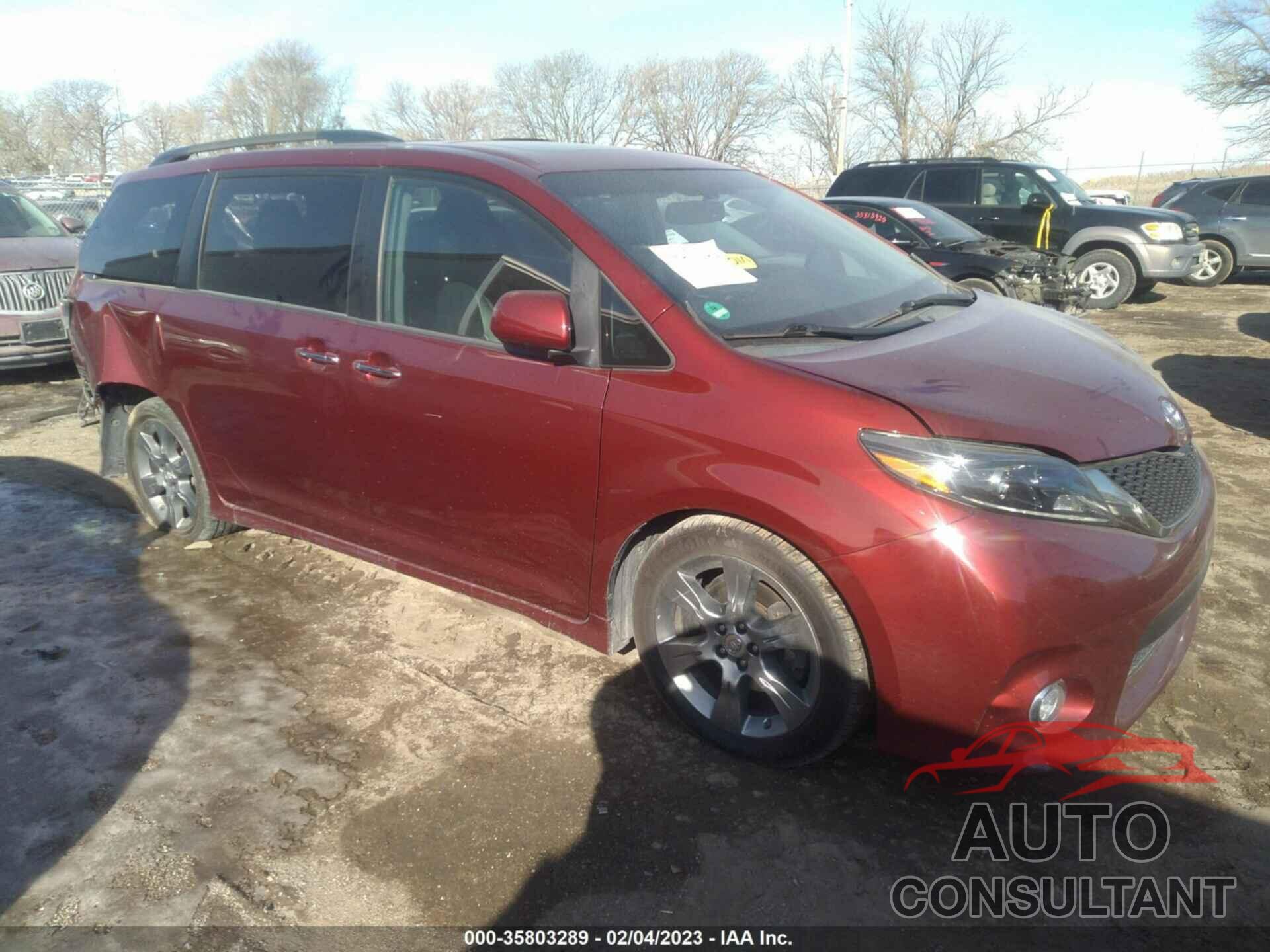 TOYOTA SIENNA 2015 - 5TDXK3DC2FS530393