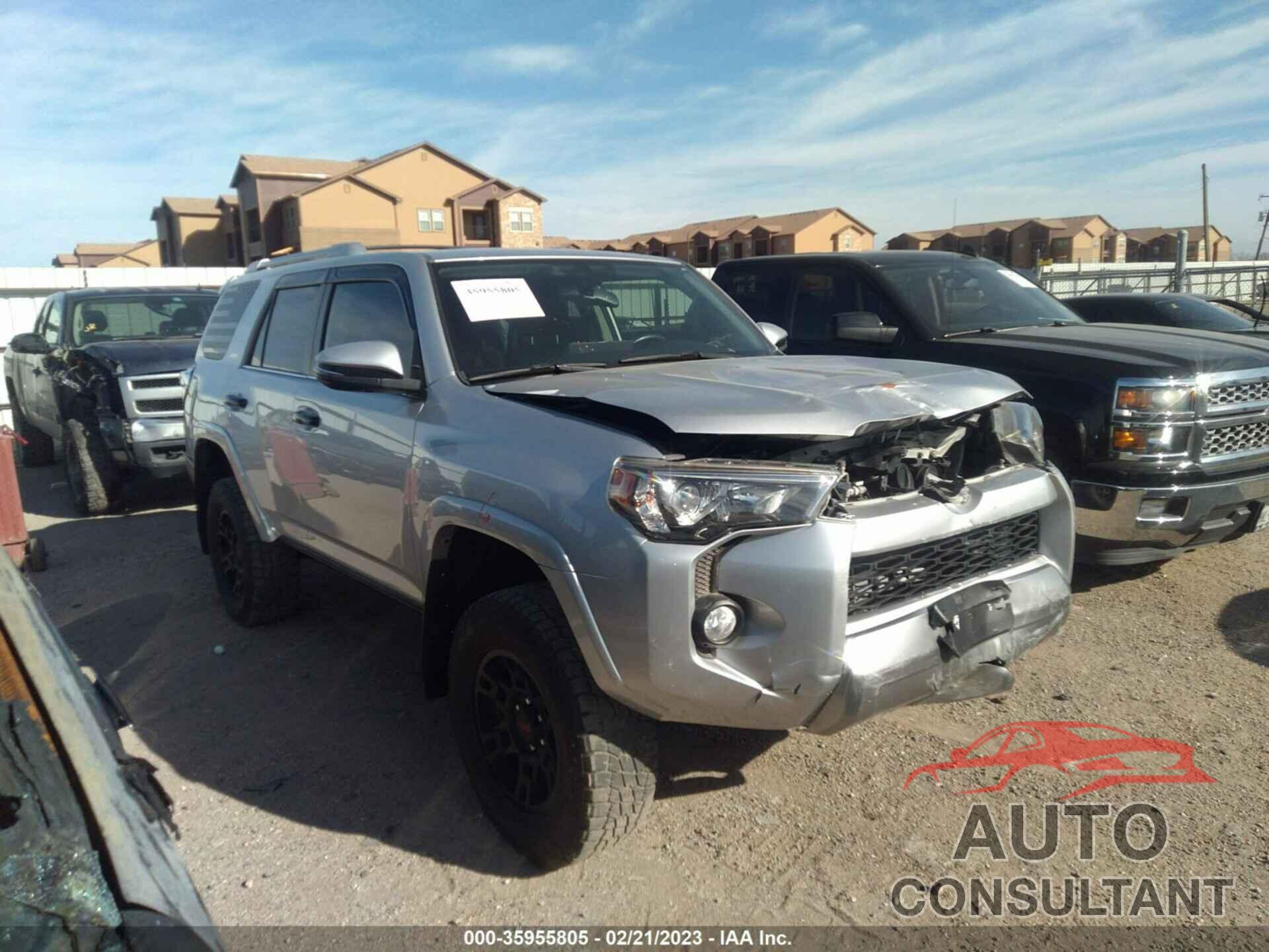 TOYOTA 4RUNNER 2016 - JTEBU5JRXG5334892