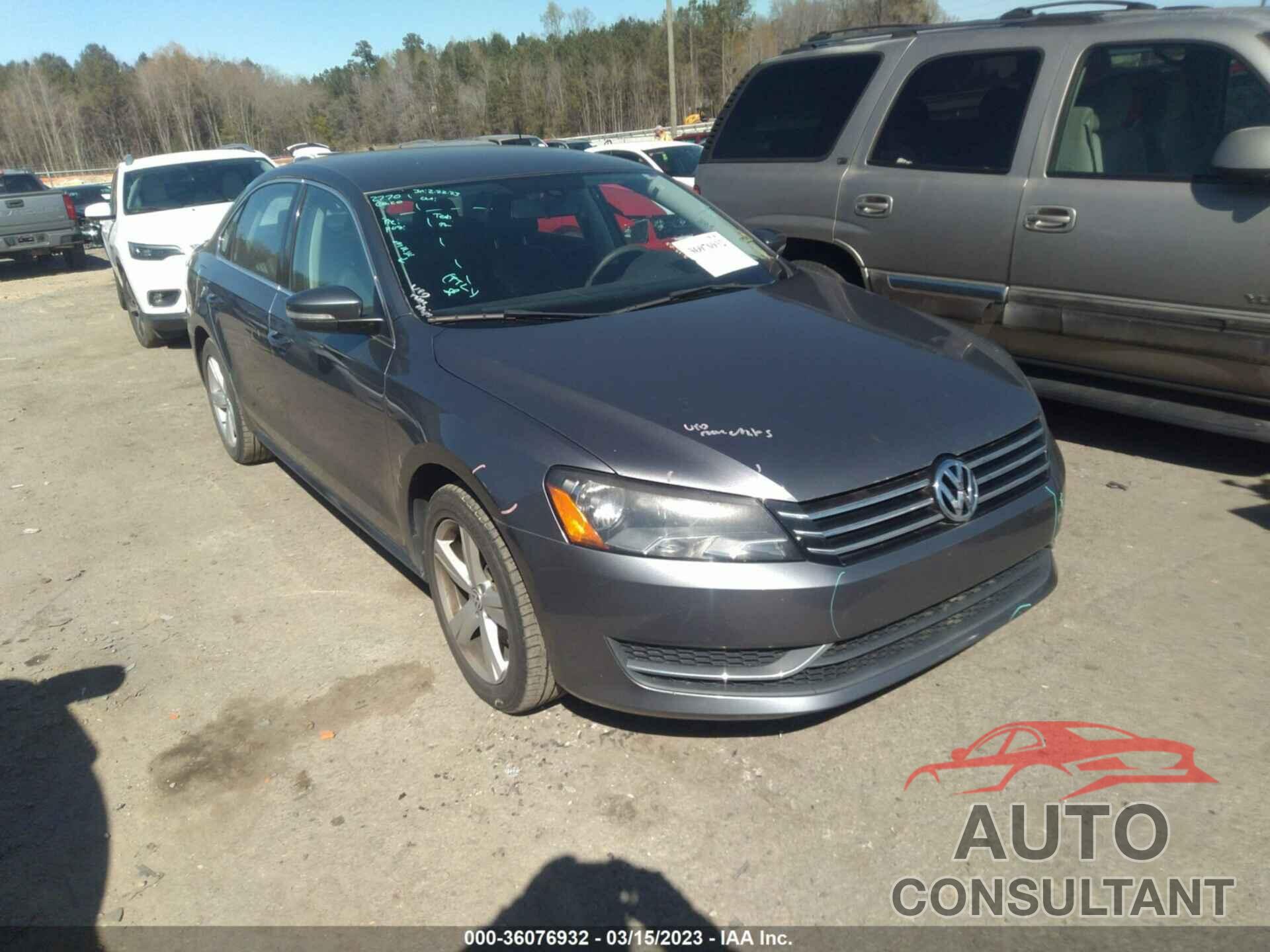VOLKSWAGEN PASSAT 2015 - 1VWBT7A37FC041621