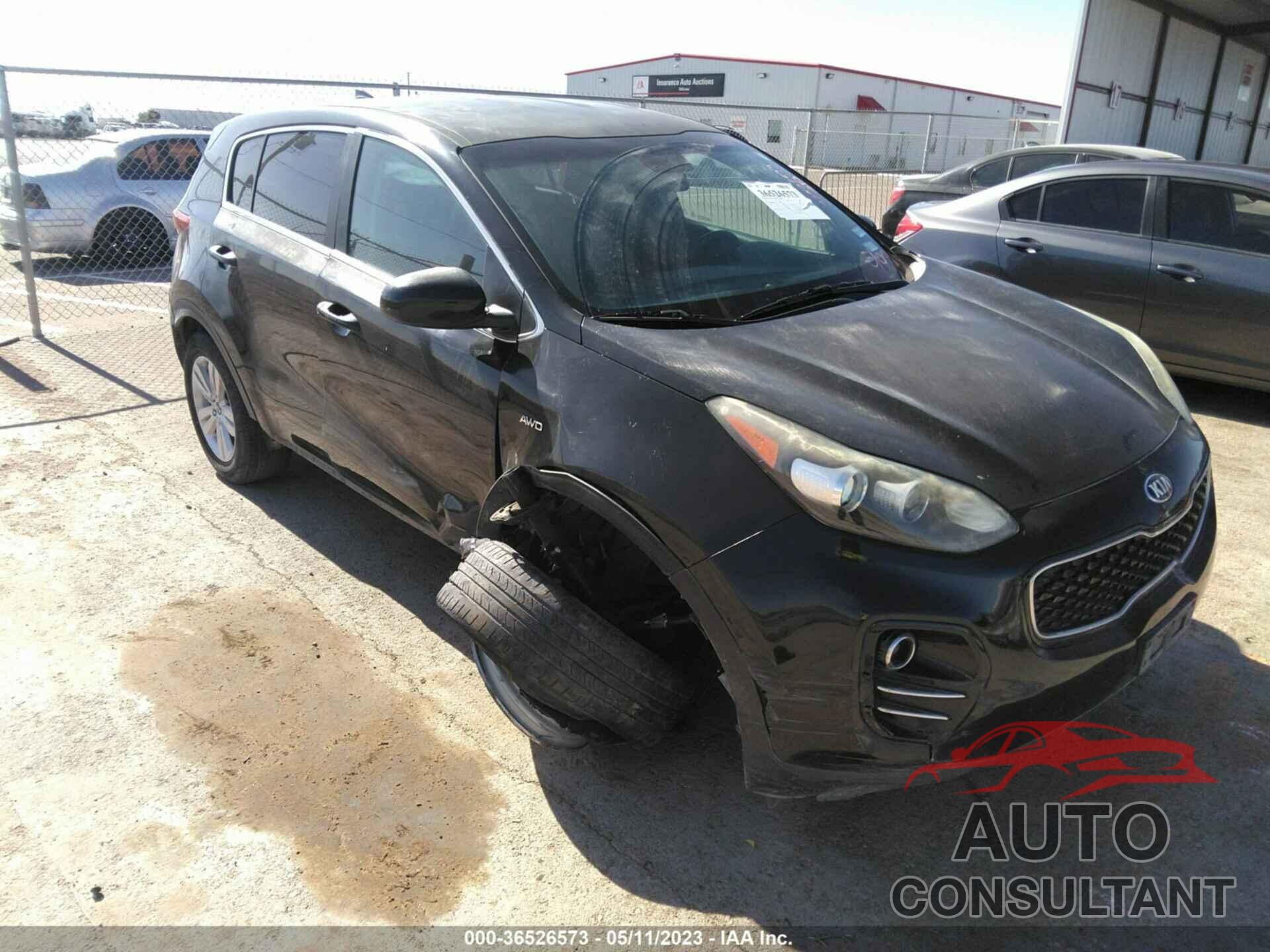 KIA SPORTAGE 2017 - KNDPMCAC8H7227856