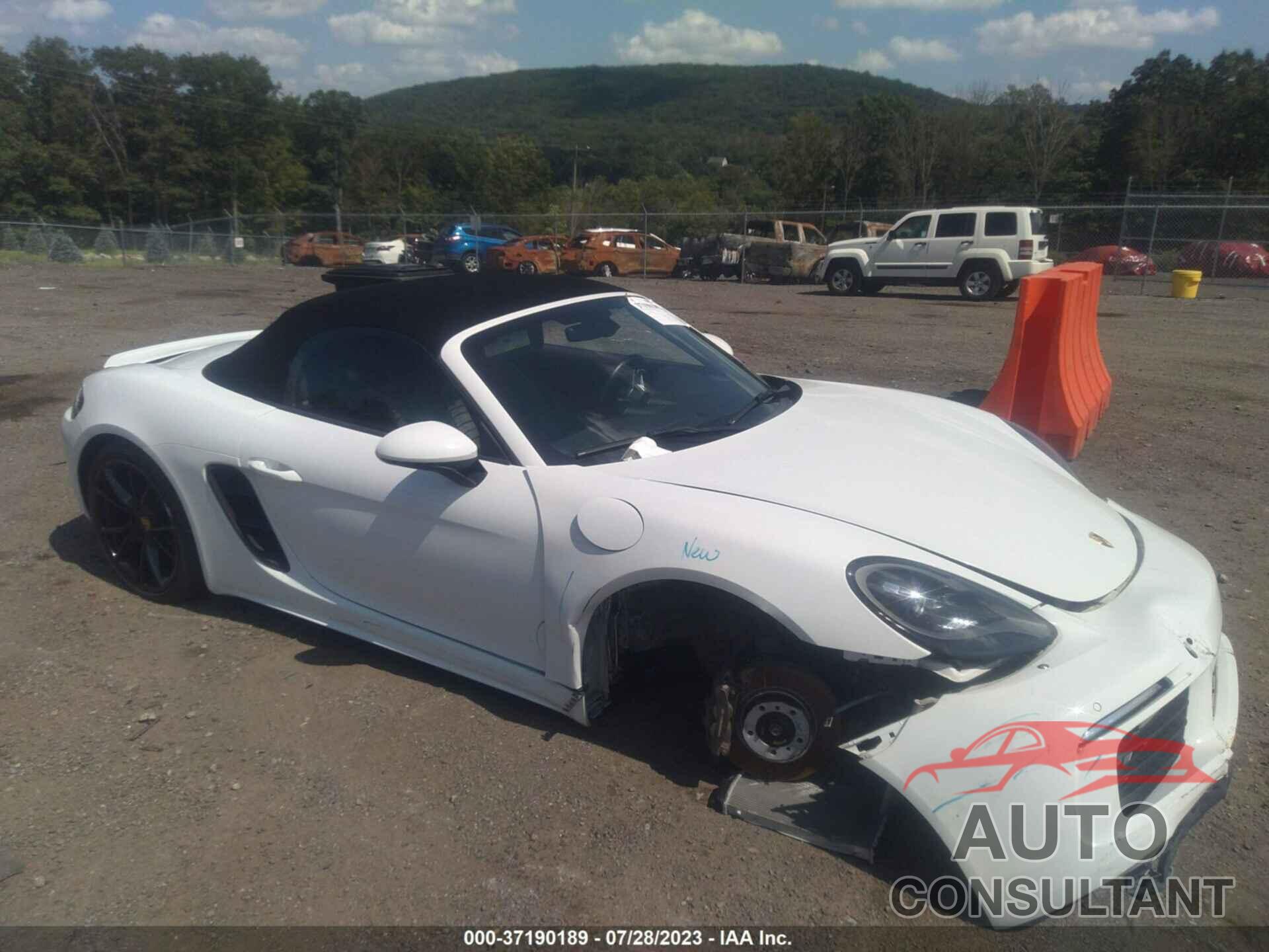 PORSCHE 718 BOXSTER 2017 - WP0CA2A80HS220202