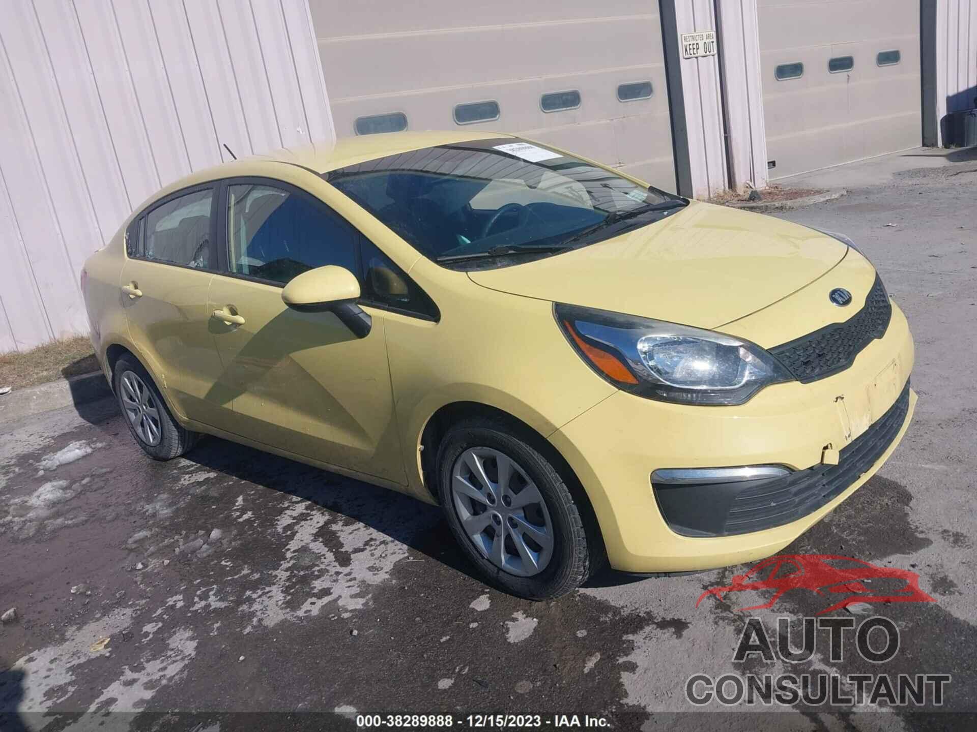 KIA RIO 2016 - KNADM4A3XG6659505