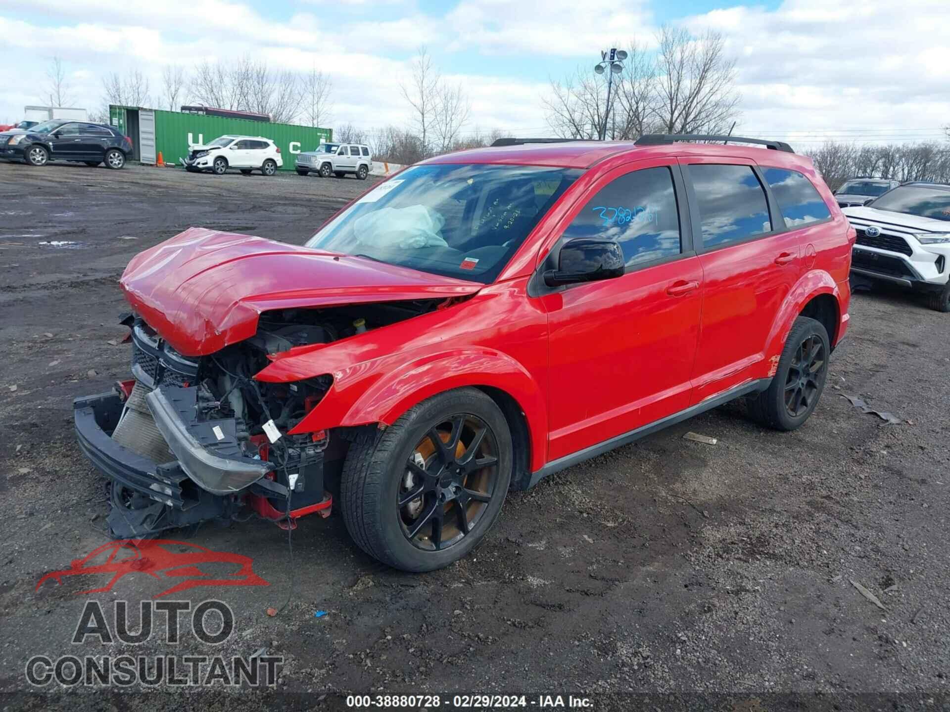 DODGE JOURNEY 2013 - 3C4PDCBG8DT677238