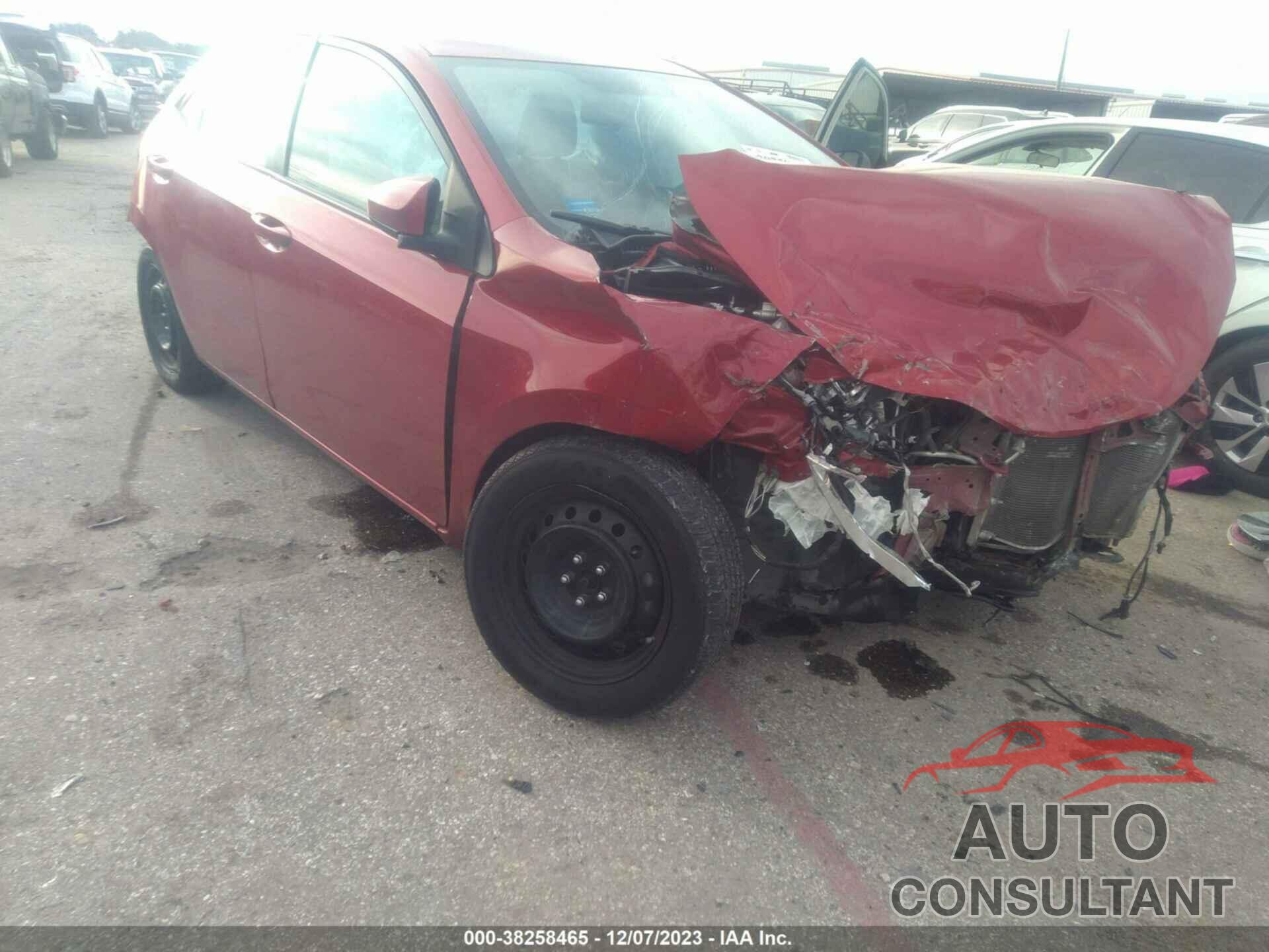 TOYOTA COROLLA 2016 - 5YFBURHE5GP409323