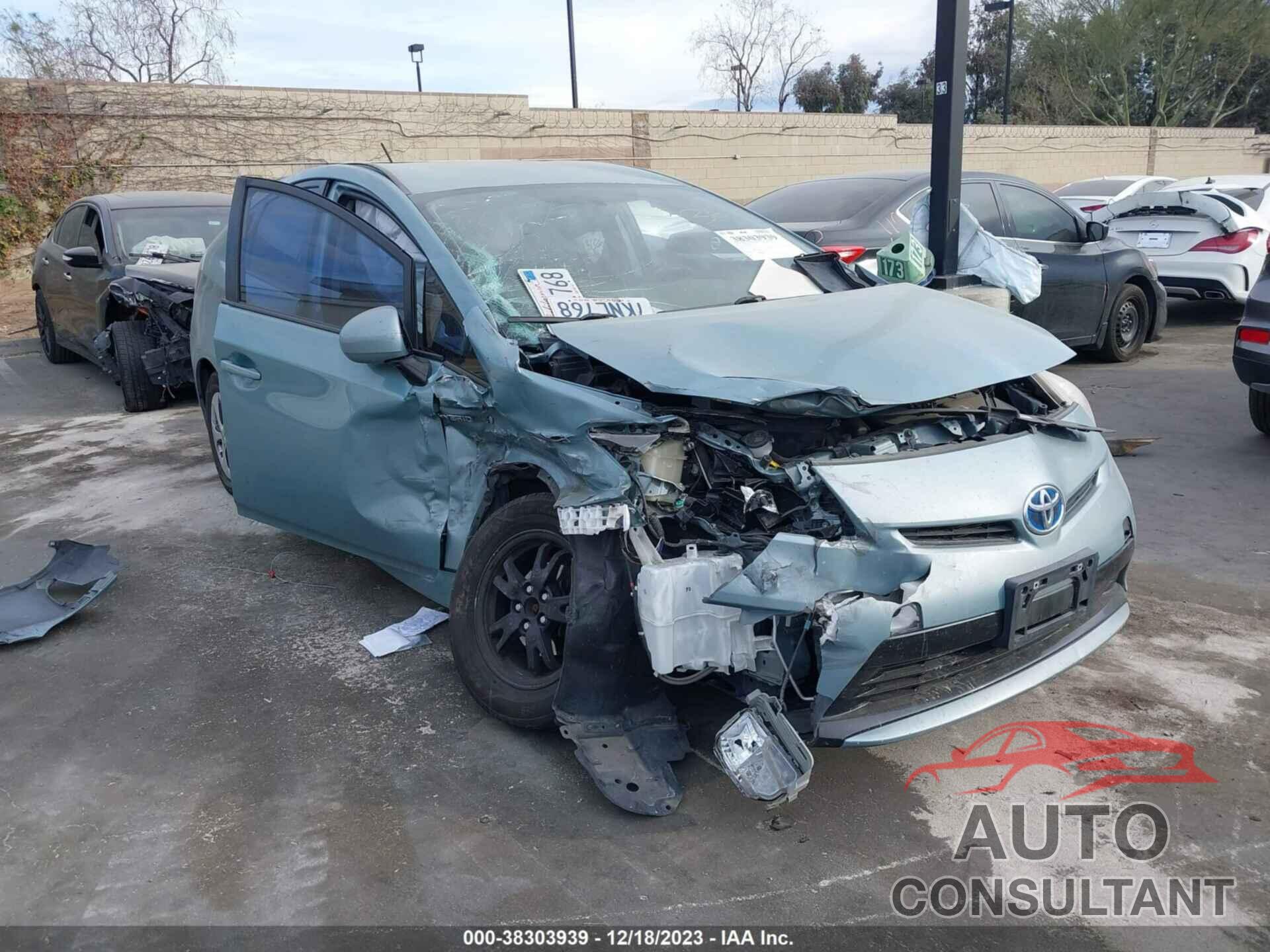TOYOTA PRIUS 2015 - JTDKN3DU9F1917515