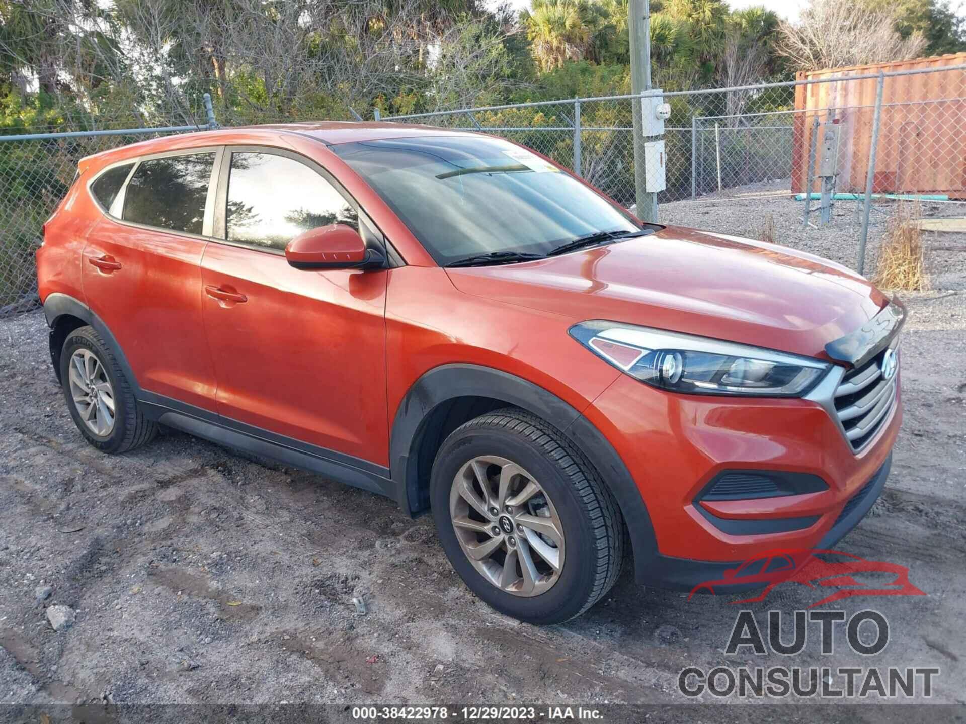 HYUNDAI TUCSON 2017 - KM8J23A40HU392687