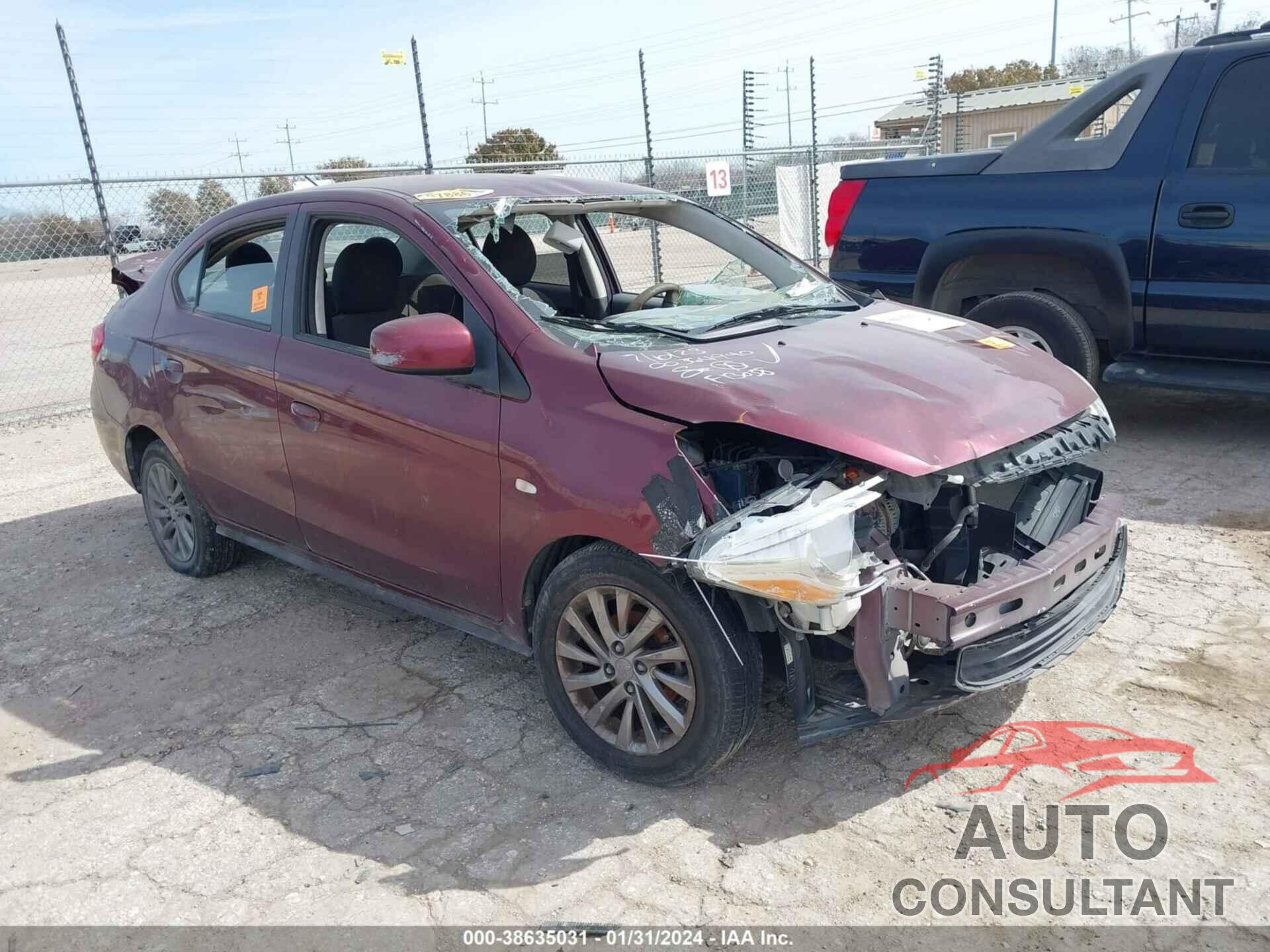 MITSUBISHI MIRAGE G4 2019 - ML32F3FJ9KHF13038