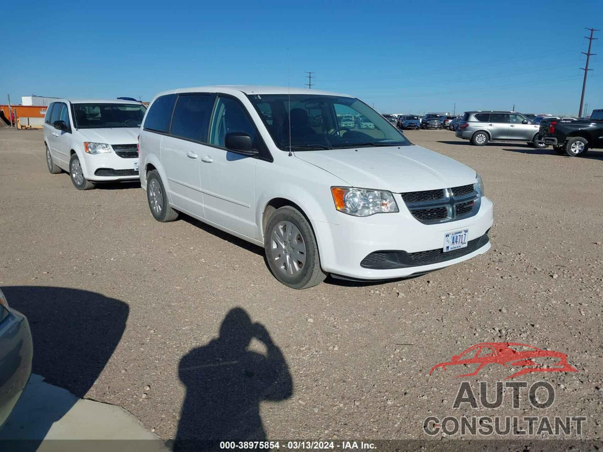 DODGE GRAND CARAVAN 2016 - 2C4RDGBGXGR101707