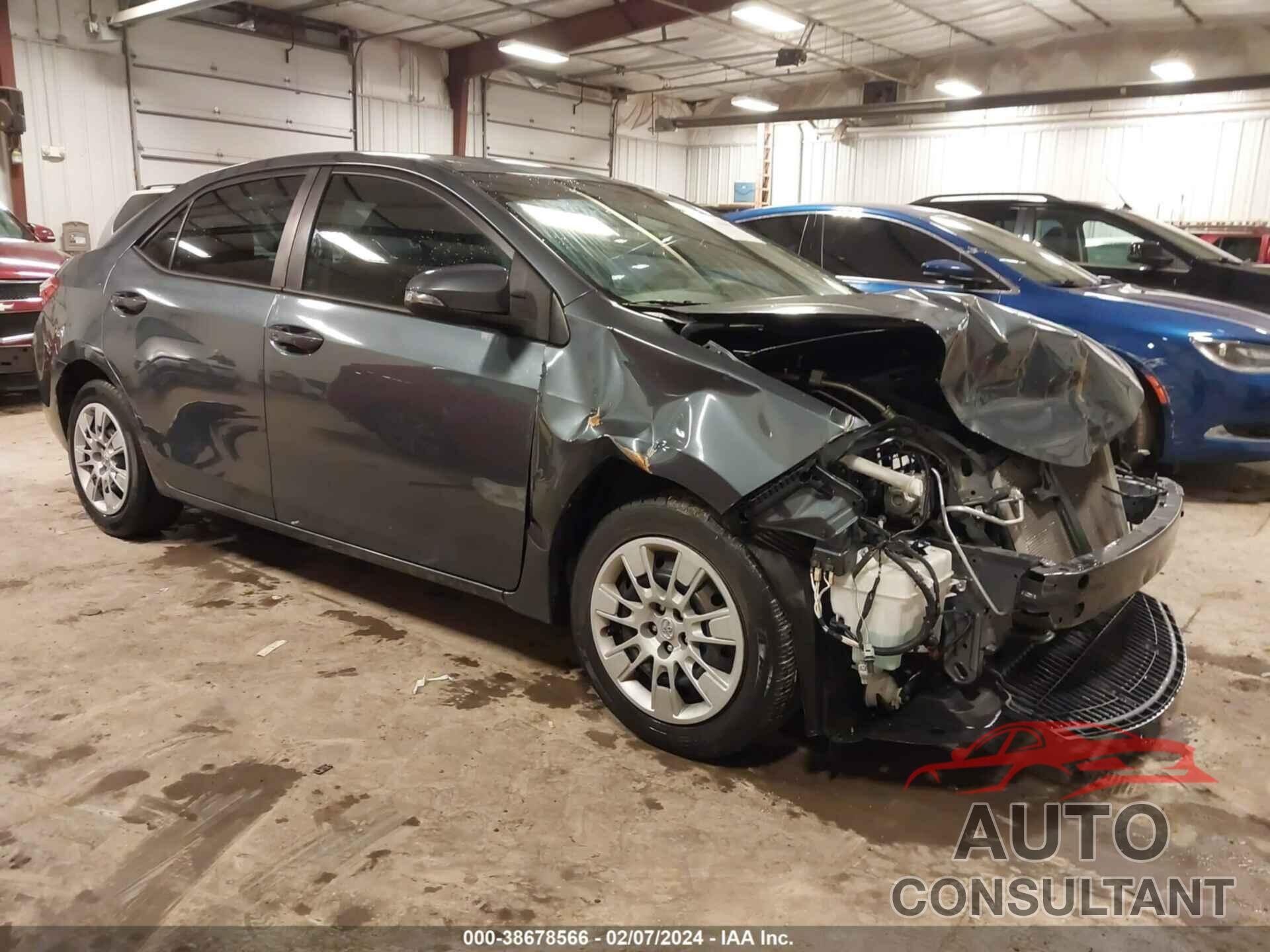 TOYOTA COROLLA 2016 - 2T1BURHE7GC526658