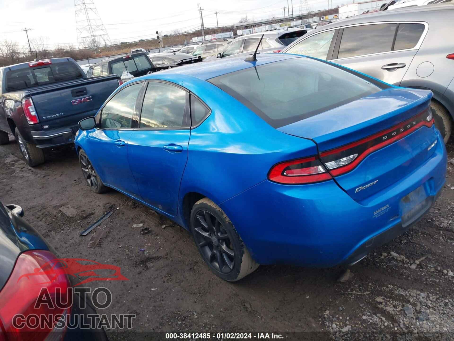 DODGE DART 2015 - 1C3CDFBB0FD345313