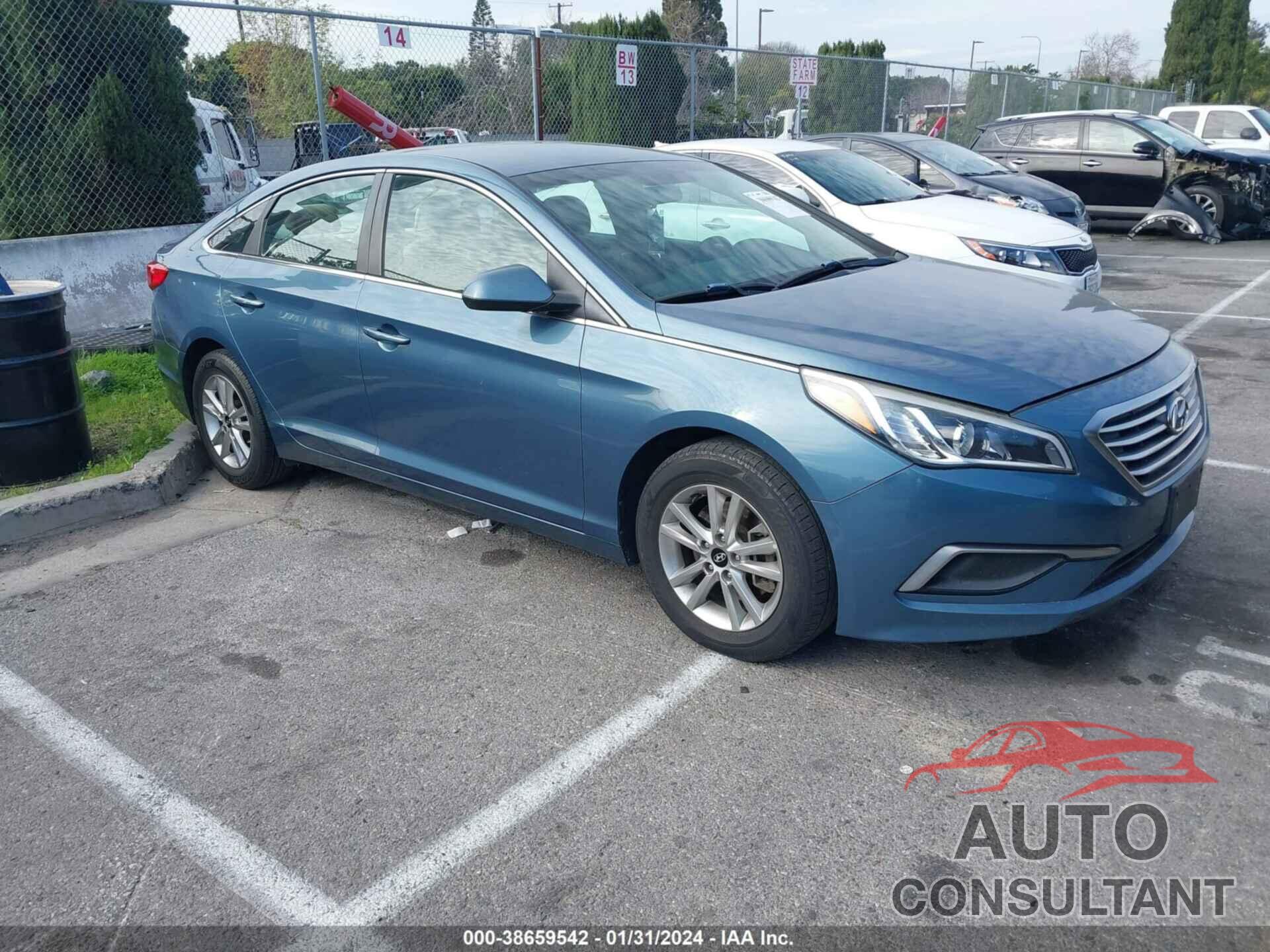 HYUNDAI SONATA 2017 - 5NPE24AFXHH519744