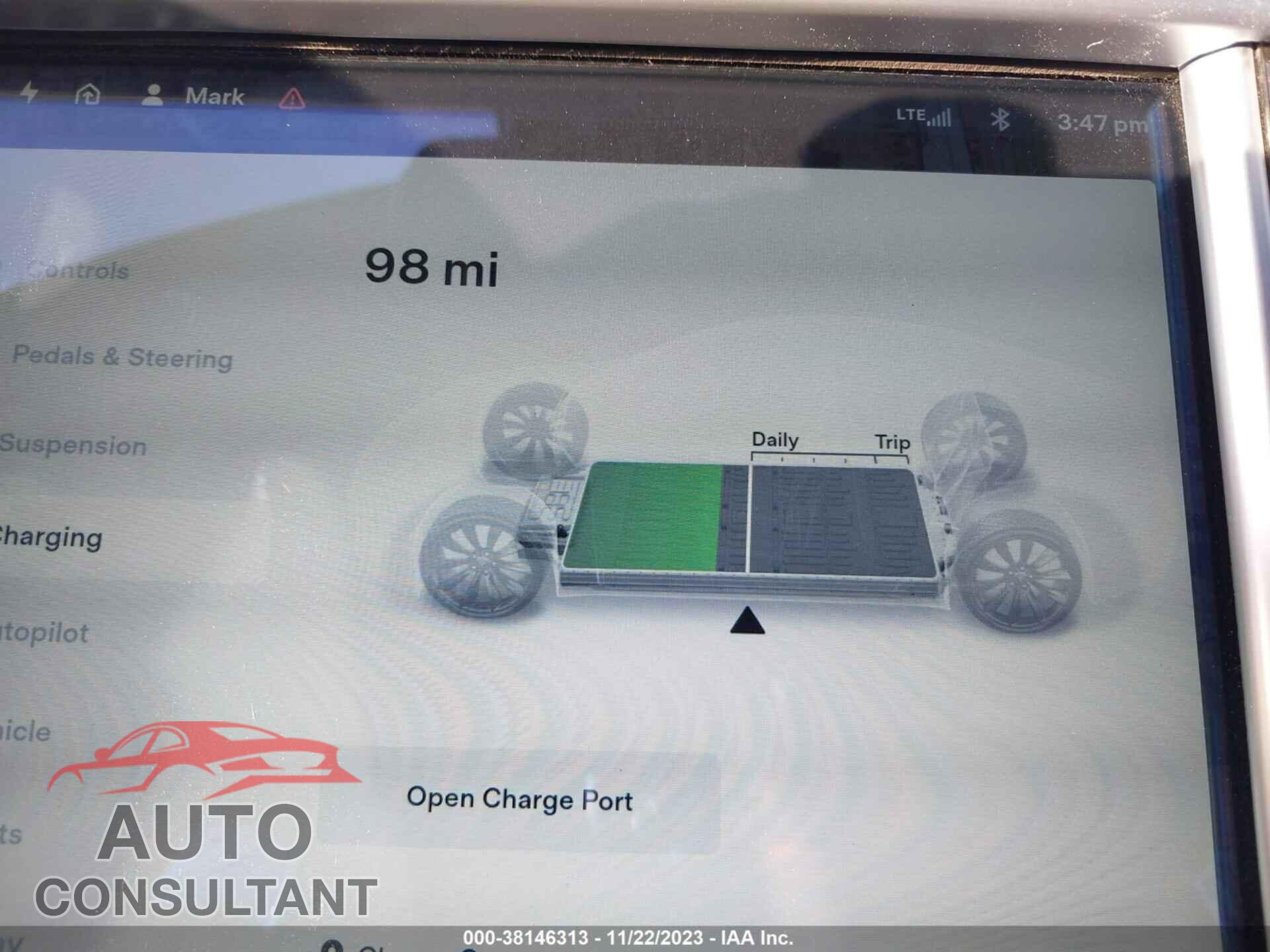 TESLA MODEL S 2015 - 5YJSA1V4XFF098939