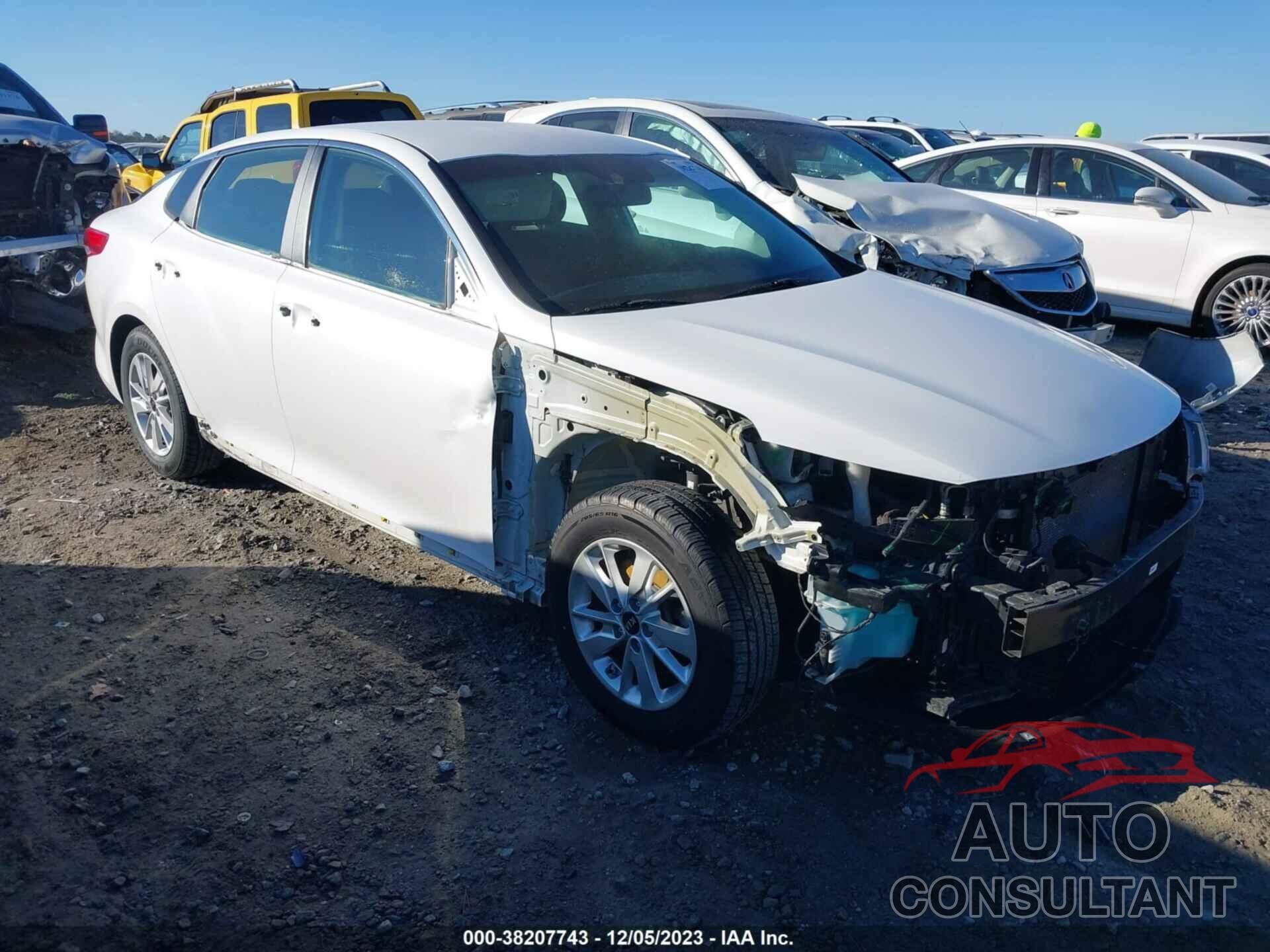 KIA OPTIMA 2016 - KNAGT4L30G5104761