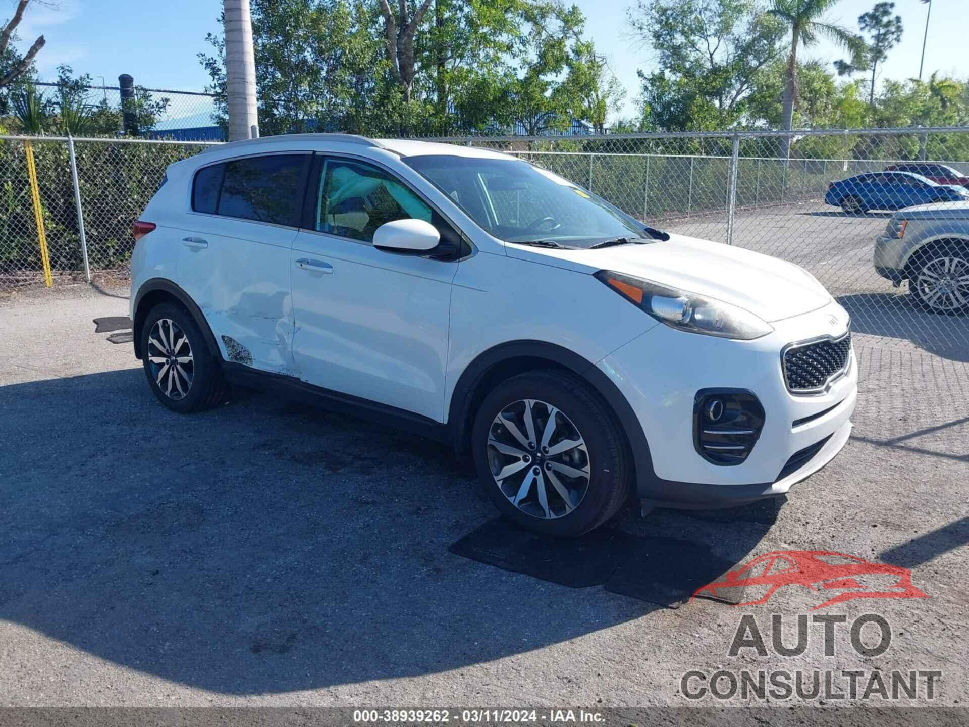 KIA SPORTAGE 2017 - KNDPN3ACXH7232554