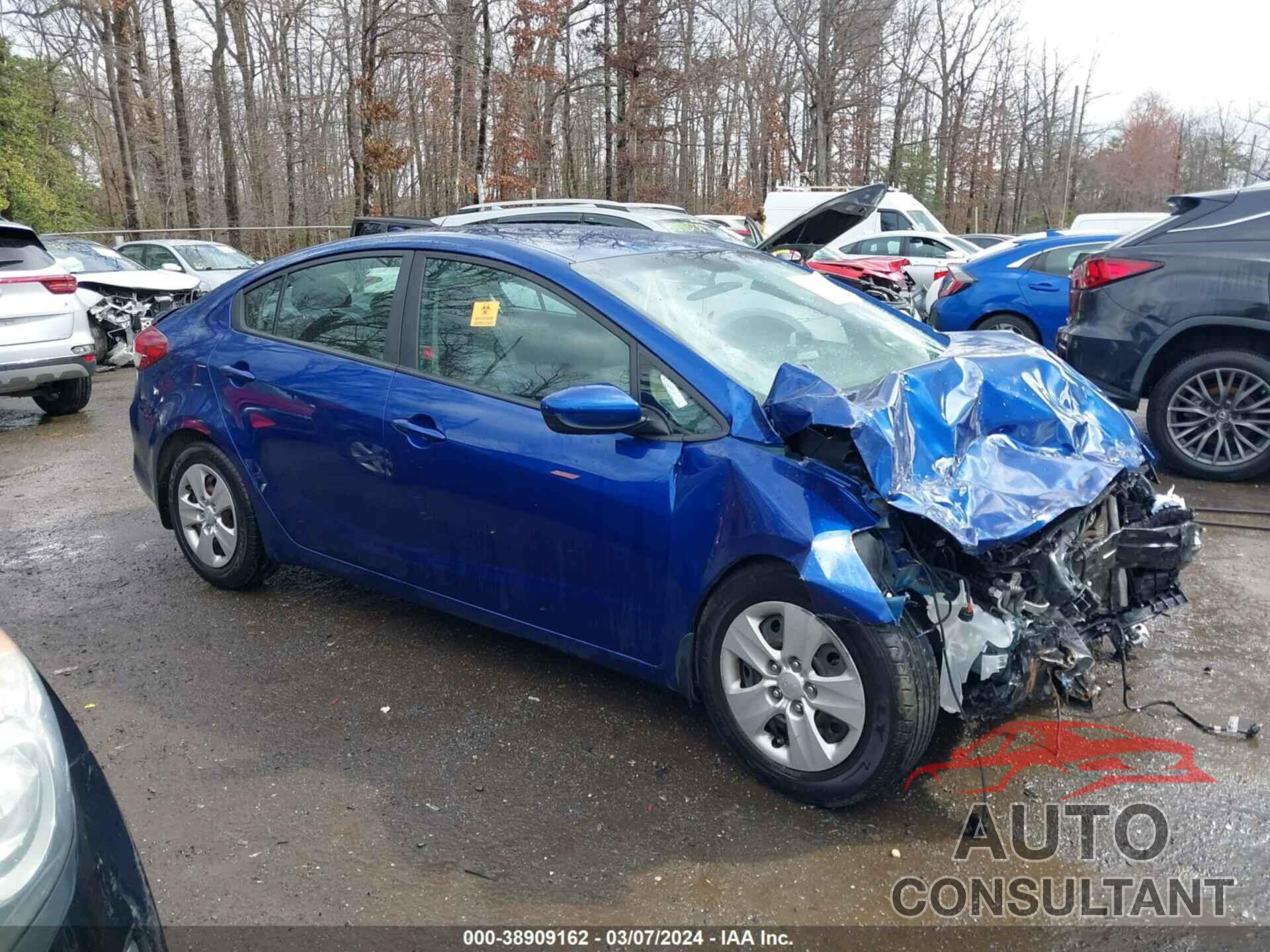 KIA FORTE 2017 - 3KPFK4A73HE039692