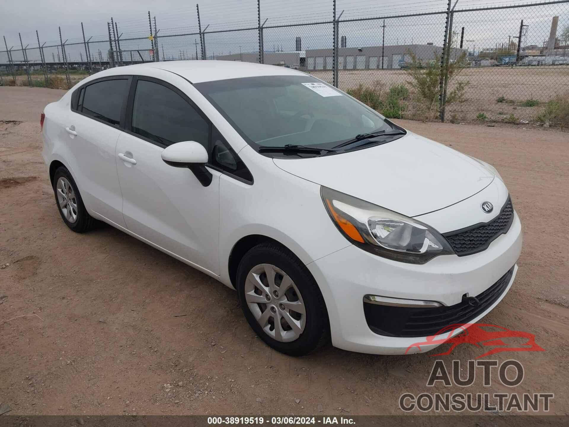 KIA RIO 2017 - KNADM4A38H6072687