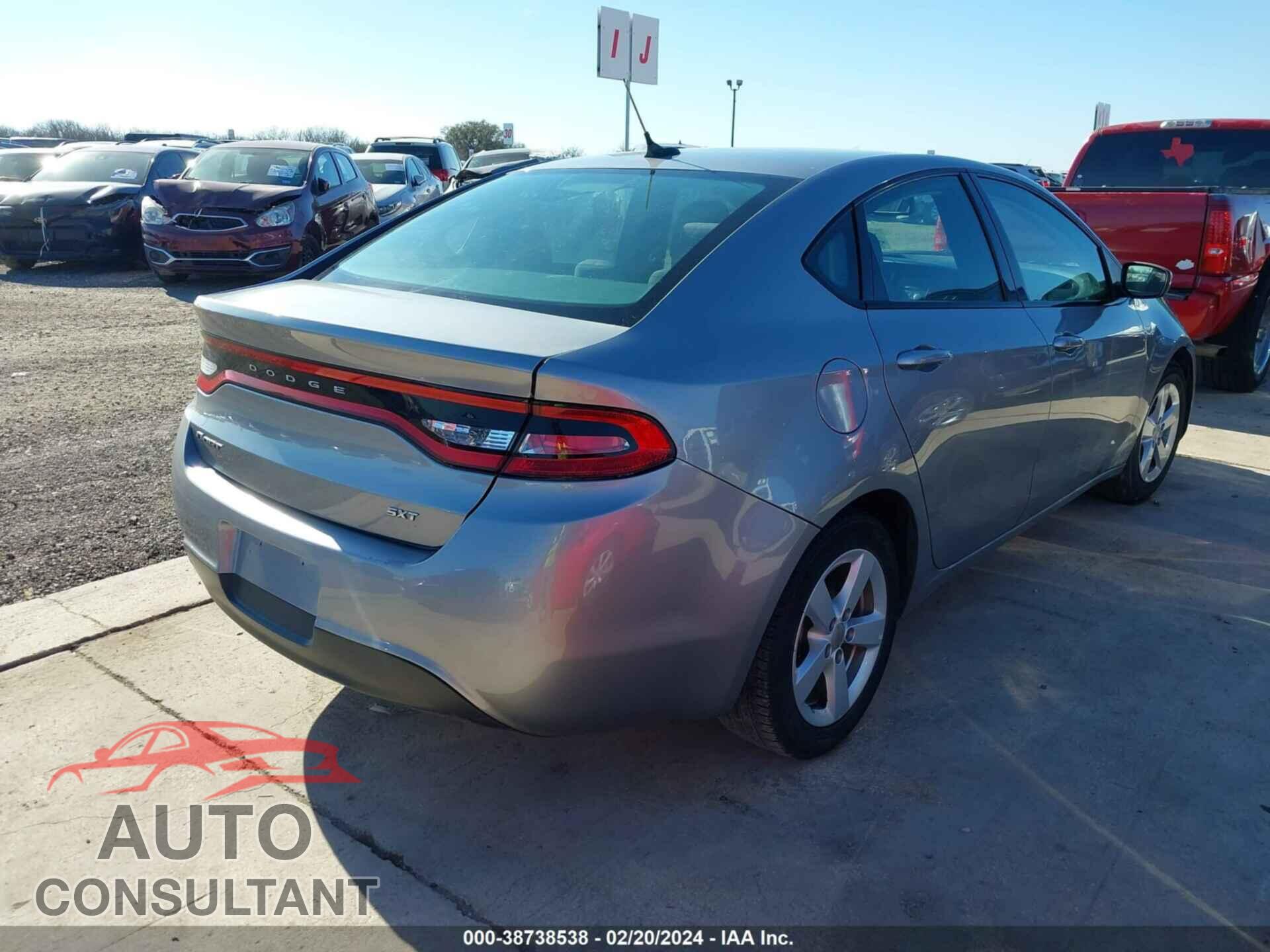 DODGE DART 2016 - 1C3CDFBB7GD538155