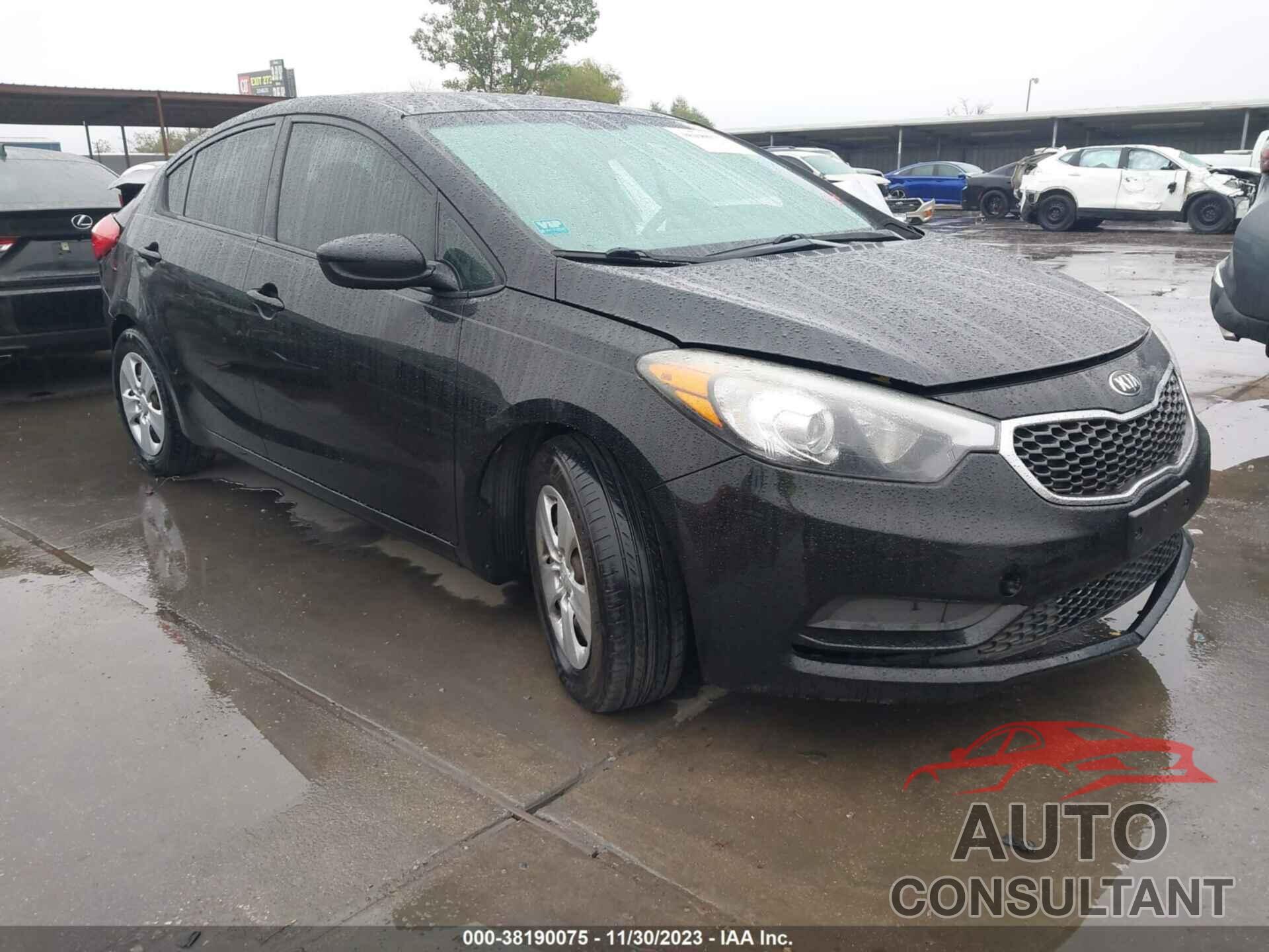 KIA FORTE 2016 - KNAFK4A60G5513113