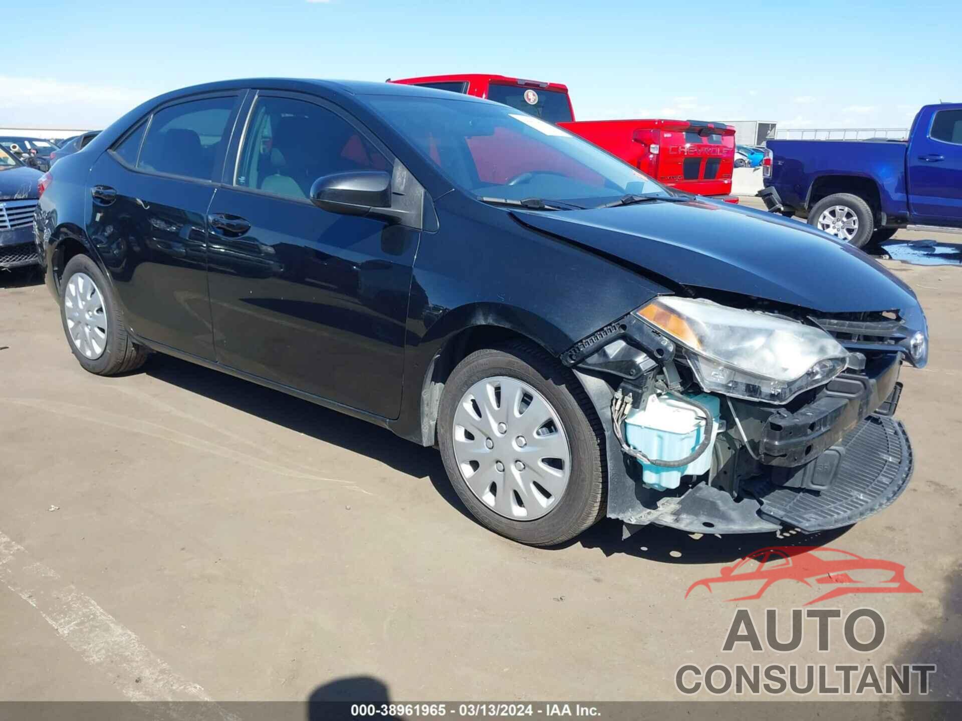 TOYOTA COROLLA 2016 - 2T1BURHEXGC700237