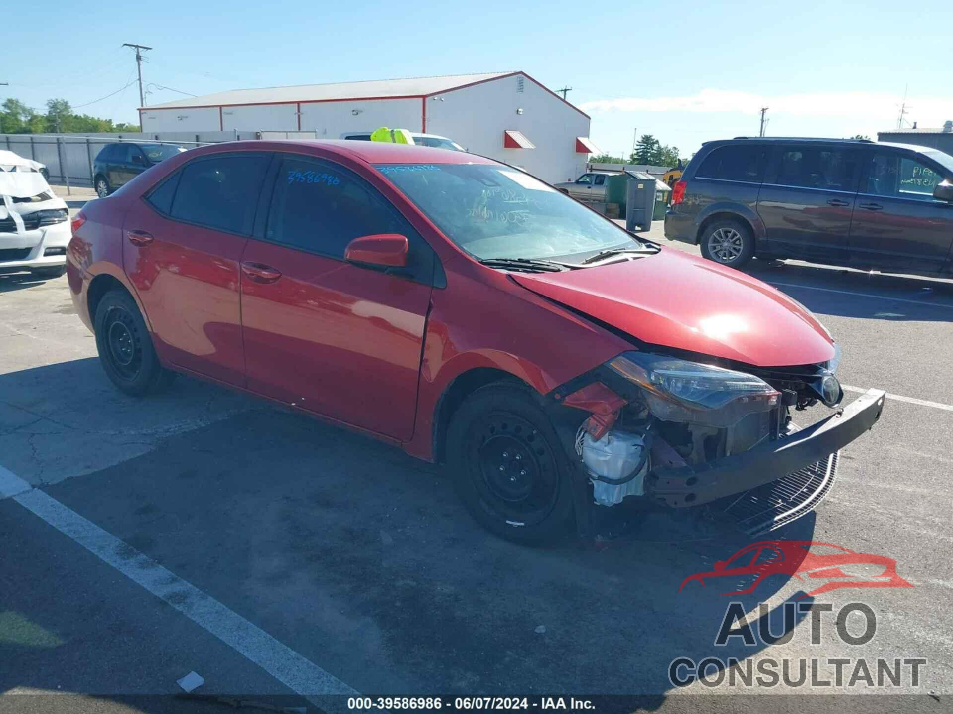 TOYOTA COROLLA 2017 - 5YFBURHE1HP692238