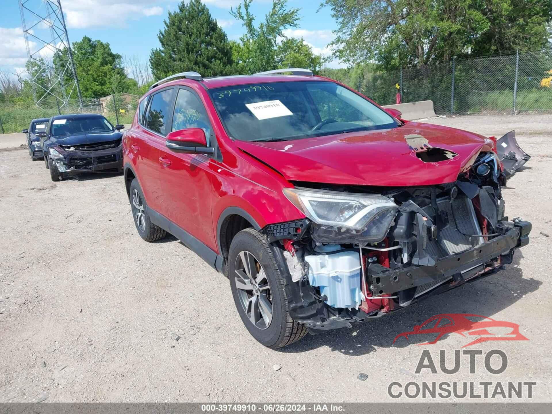 TOYOTA RAV4 2016 - 2T3RFREV3GW484802